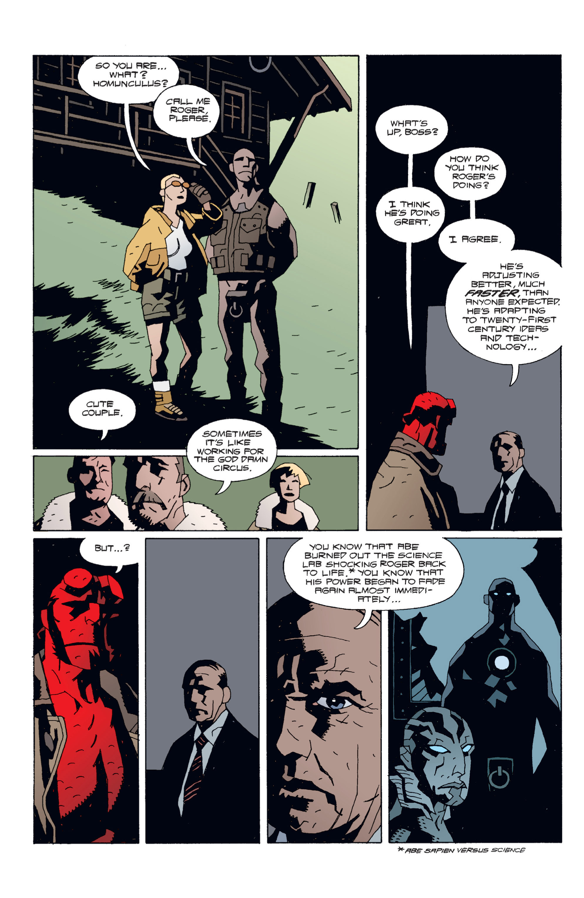 Read online Hellboy comic -  Issue #5 - 21