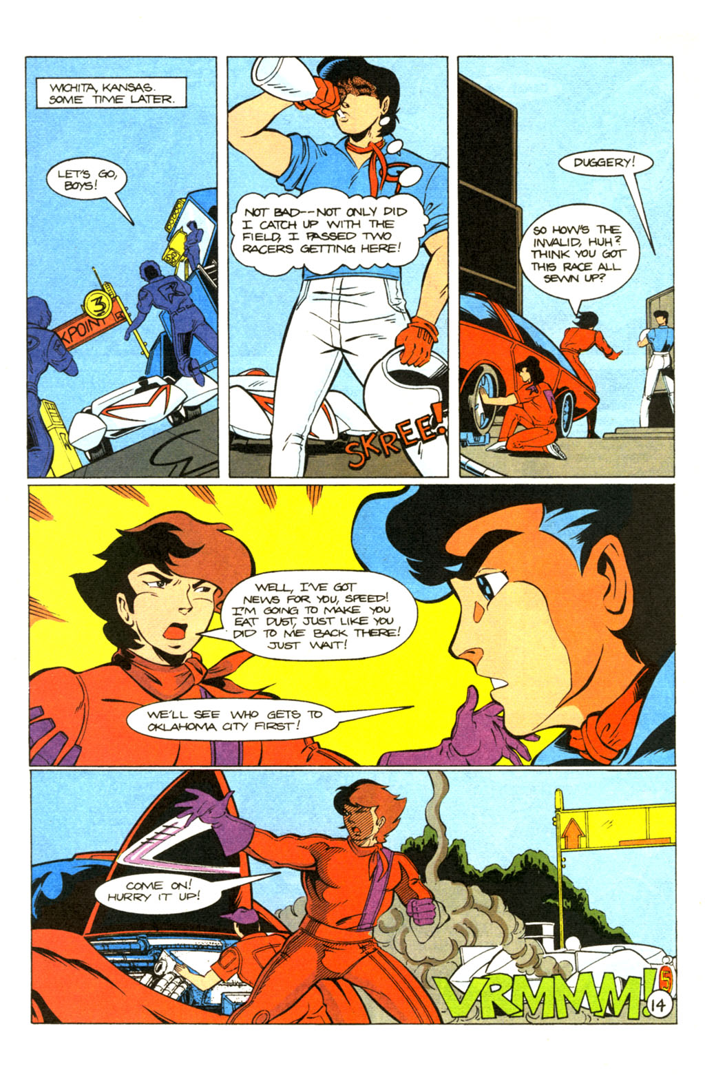Read online Speed Racer (1987) comic -  Issue #38 - 19
