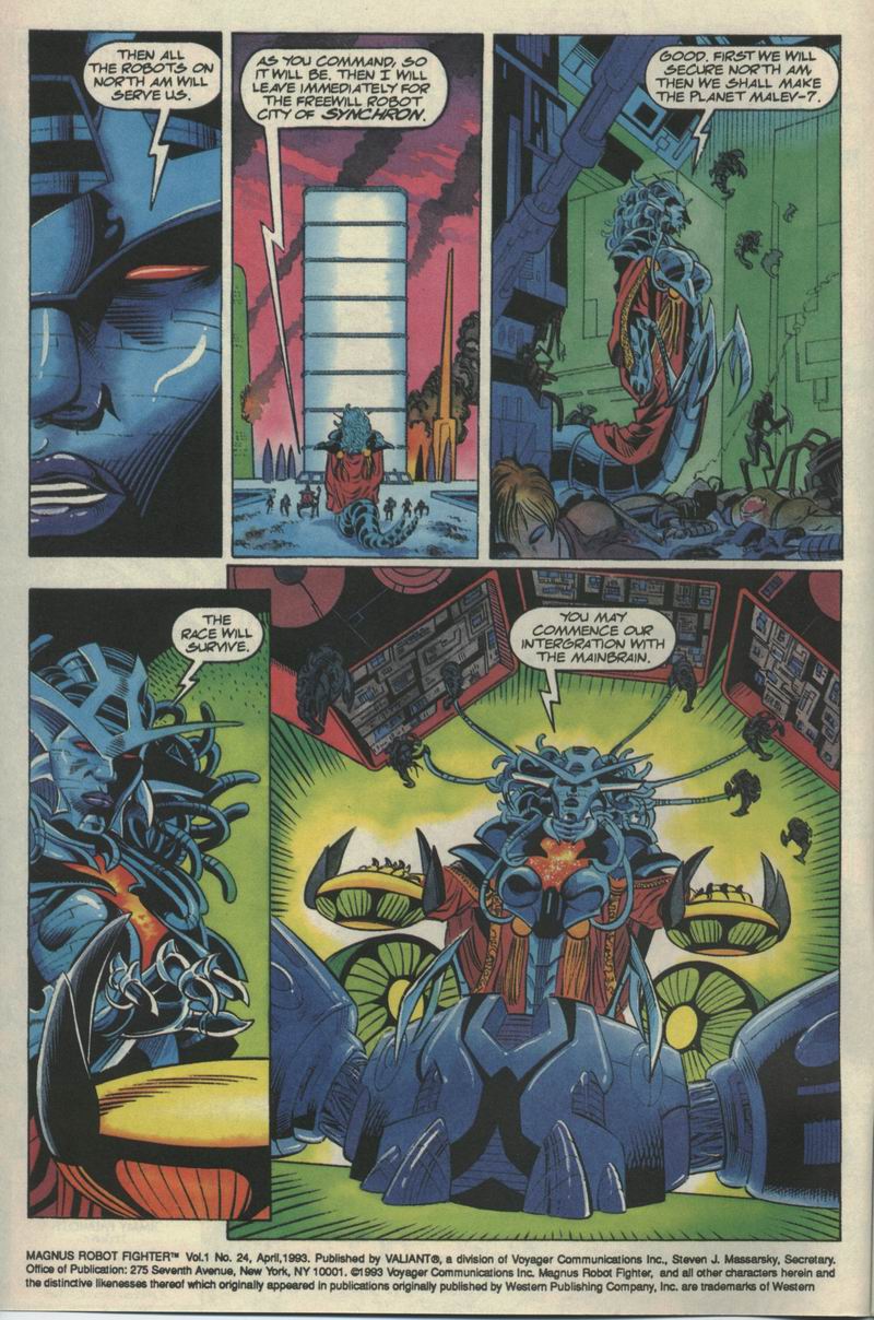 Read online Magnus Robot Fighter (1991) comic -  Issue #24 - 3