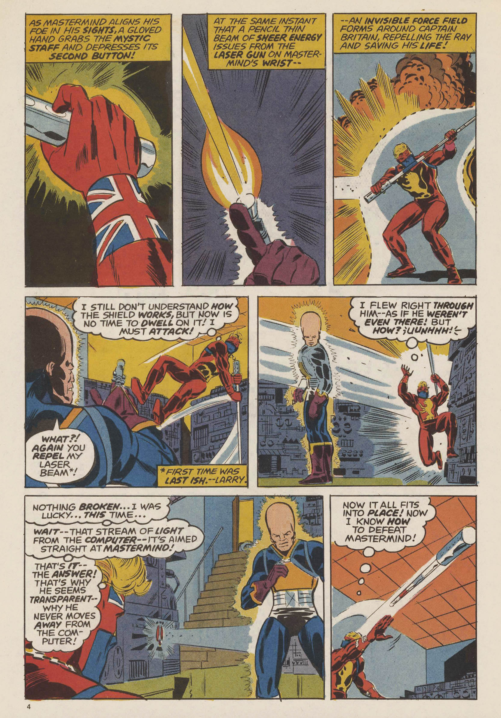 Read online Captain Britain (1976) comic -  Issue #15 - 4