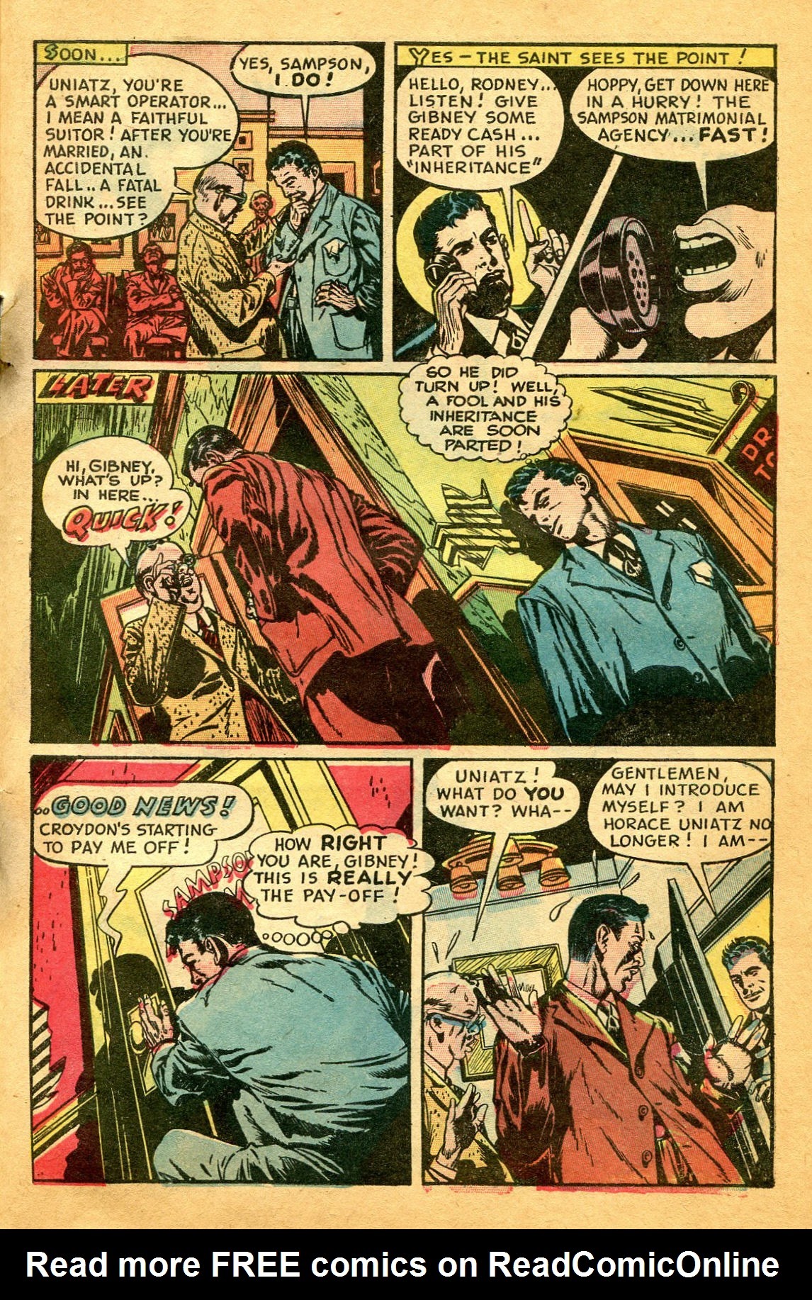 Read online The Saint (1947) comic -  Issue #3 - 31