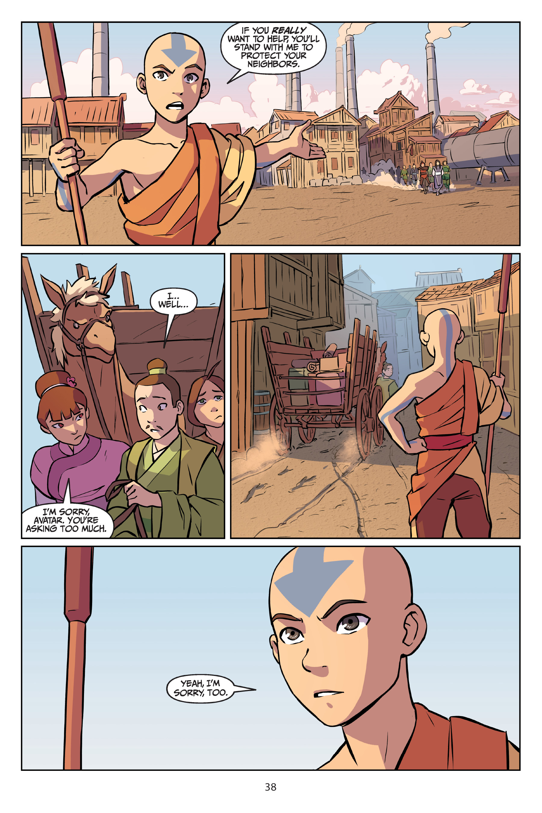 Read online Nickelodeon Avatar: The Last Airbender - Imbalance comic -  Issue # TPB 3 - 39