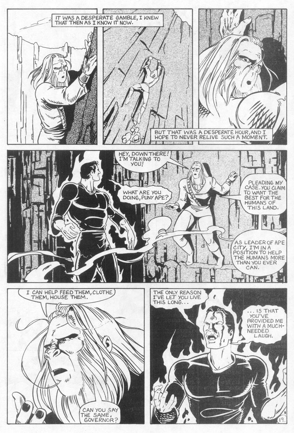 Read online Planet of the Apes (1990) comic -  Issue #24 - 21