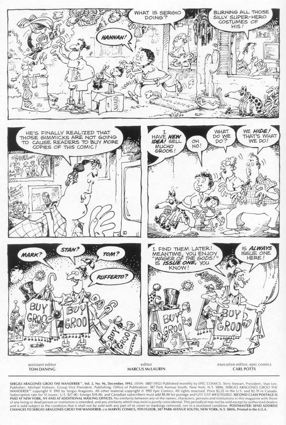 Read online Sergio Aragonés Groo the Wanderer comic -  Issue #96 - 2