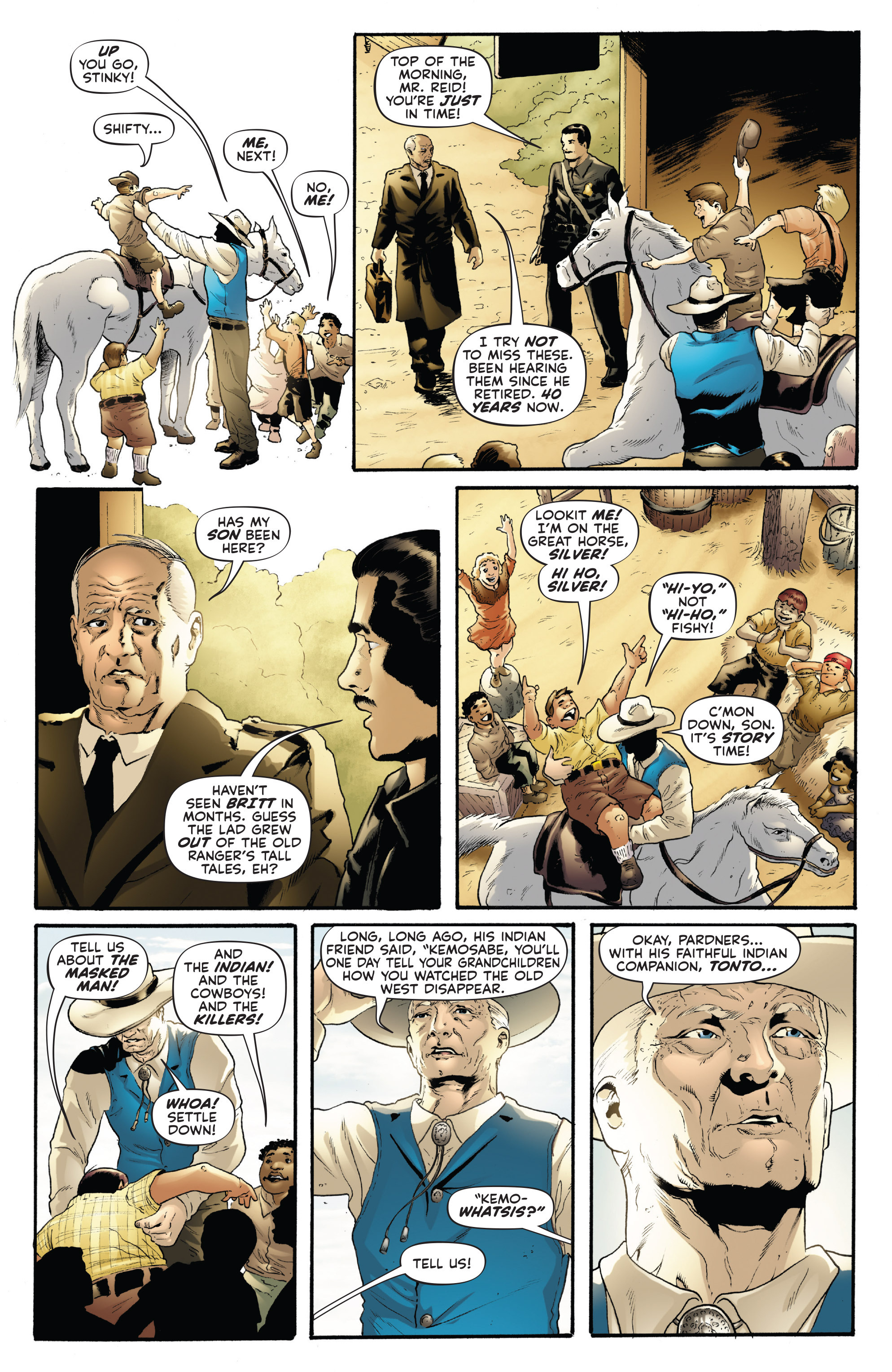 Read online The Lone Ranger/Green Hornet comic -  Issue #1 - 5