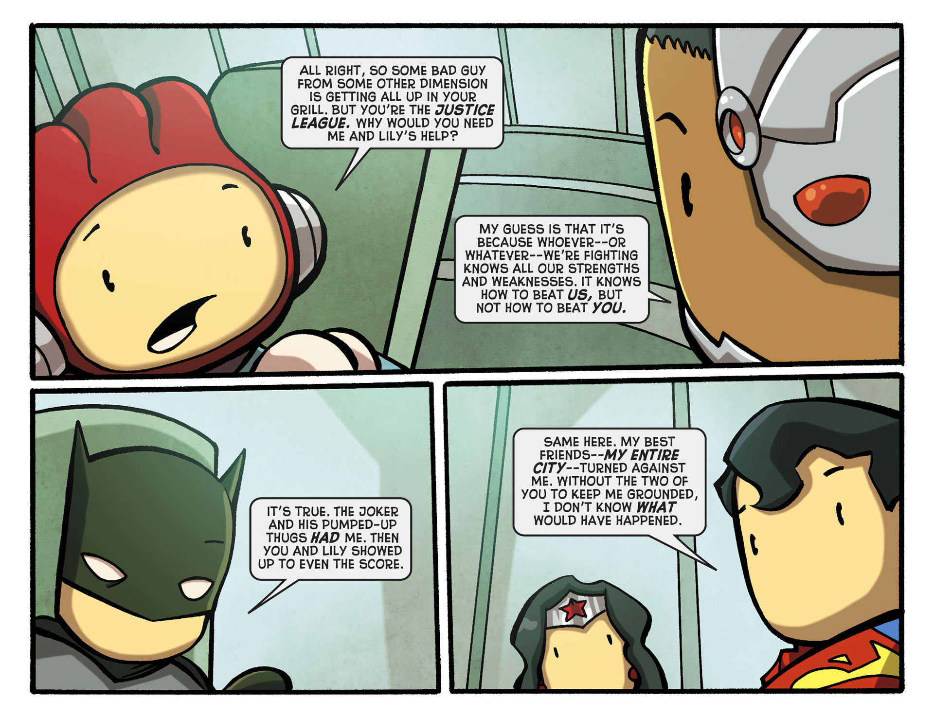 Read online Scribblenauts Unmasked: A Crisis of Imagination comic -  Issue #5 - 8