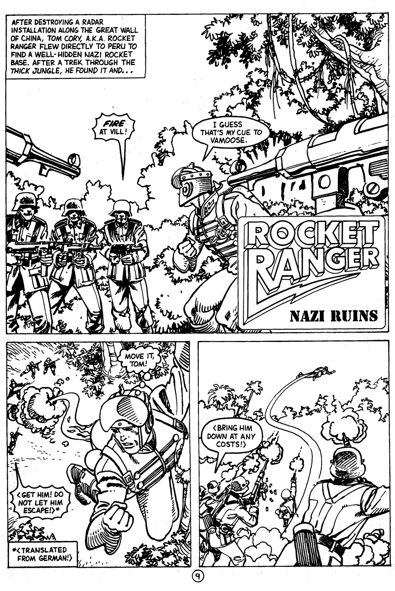 Read online Rocket Ranger comic -  Issue #4 - 11