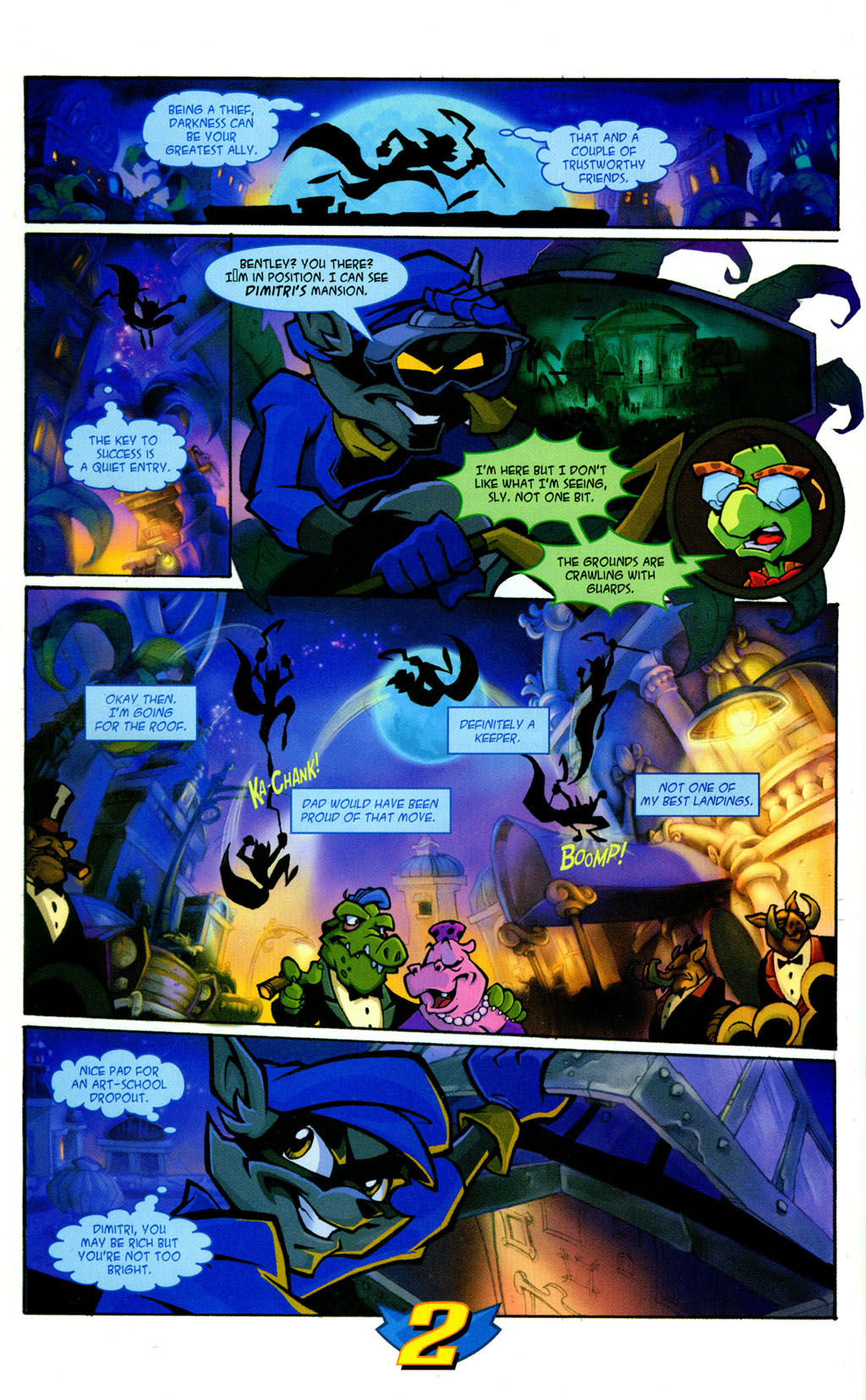 Read online The Adventures of Sly Cooper comic -  Issue #1 - 4