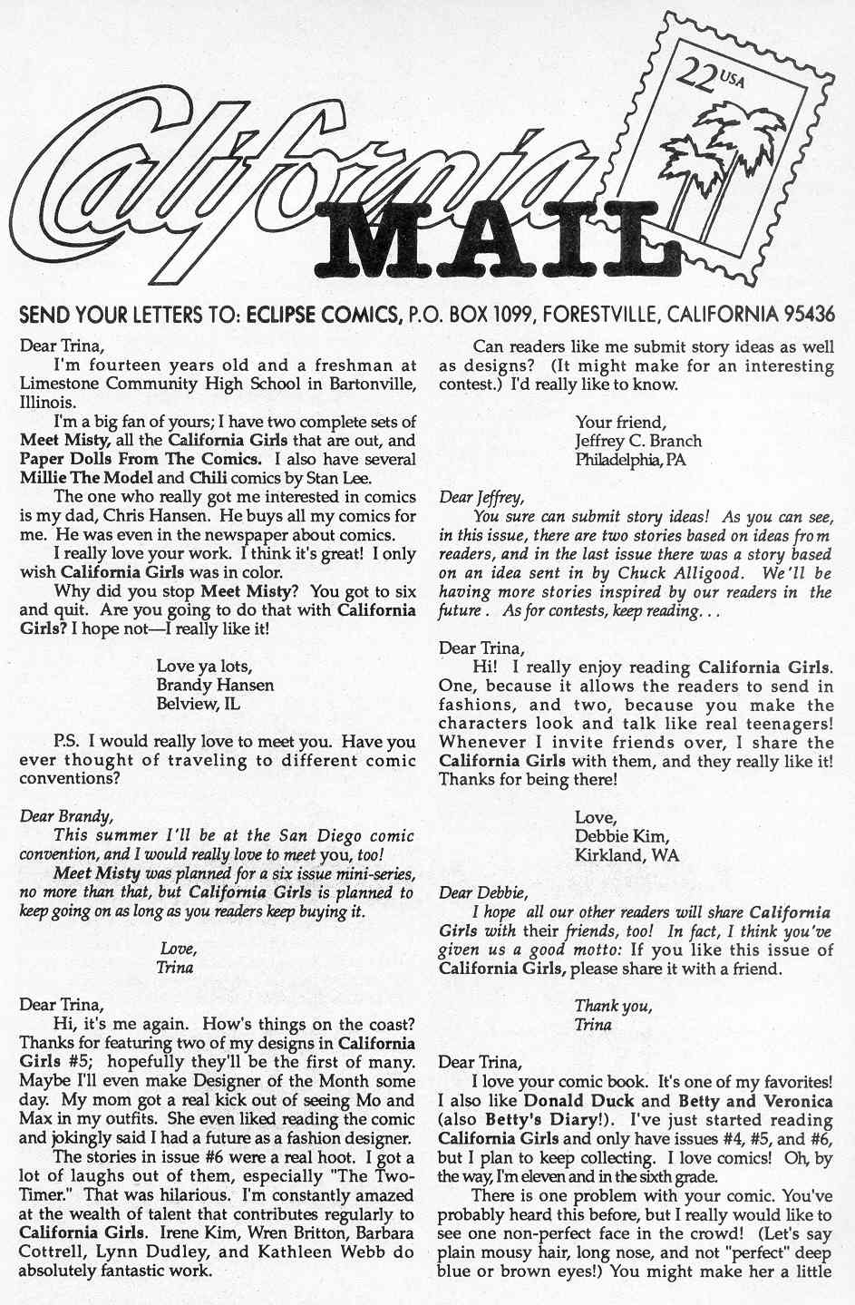 Read online California Girls comic -  Issue #8 - 19