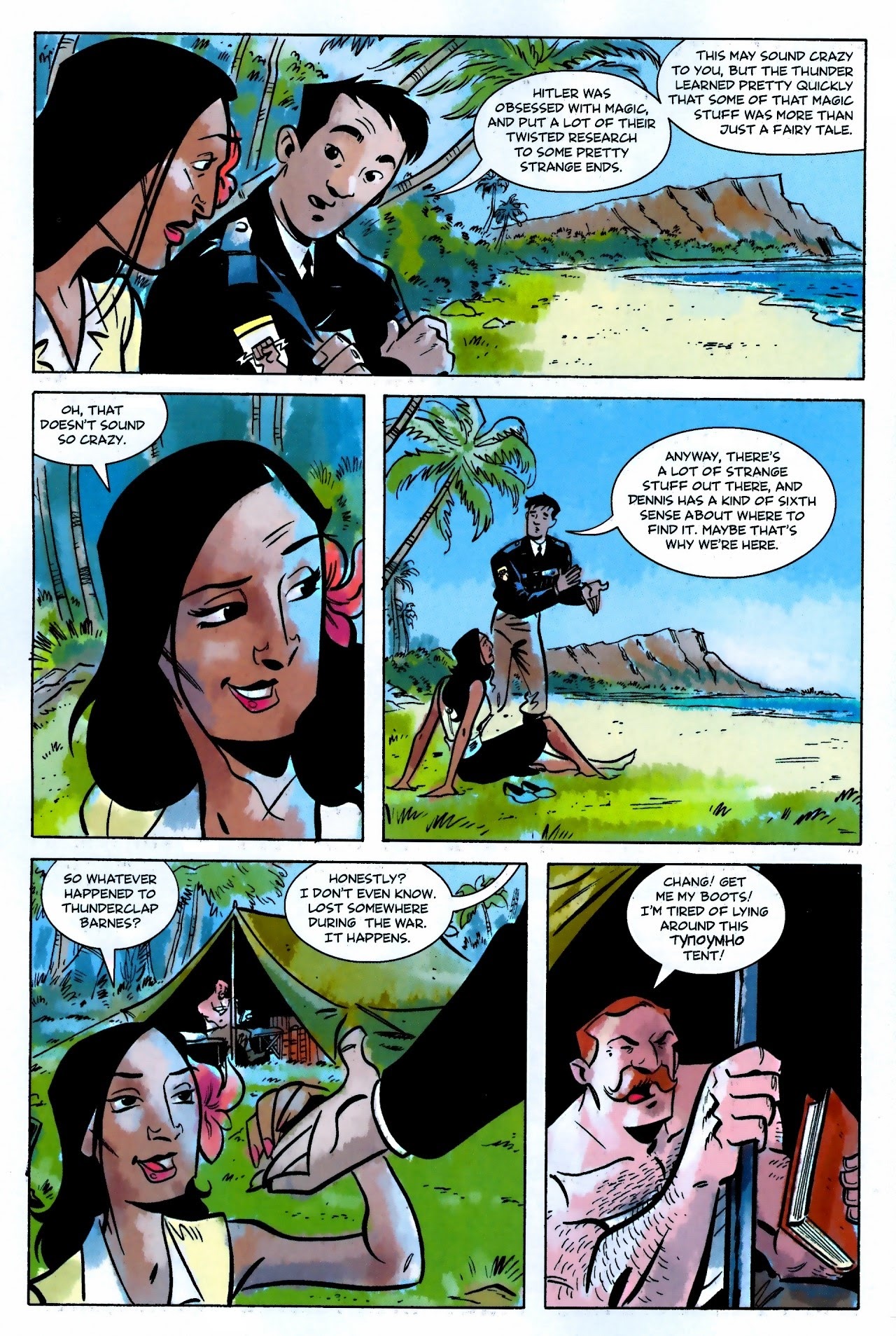 Read online Hawaiian Dick: Screaming Black Thunder comic -  Issue #2 - 13
