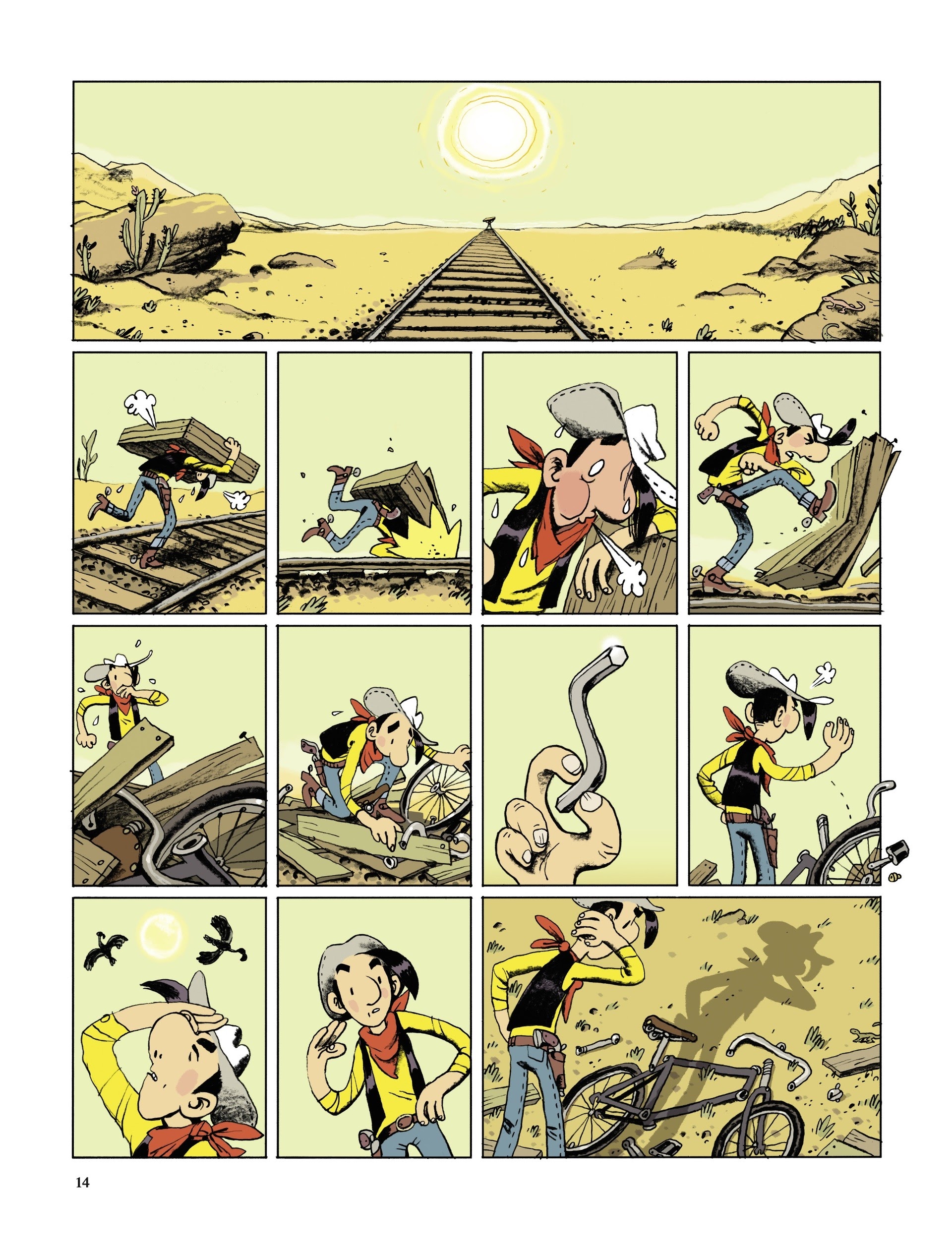 Read online Lucky Luke Saddles Up comic -  Issue # TPB - 14