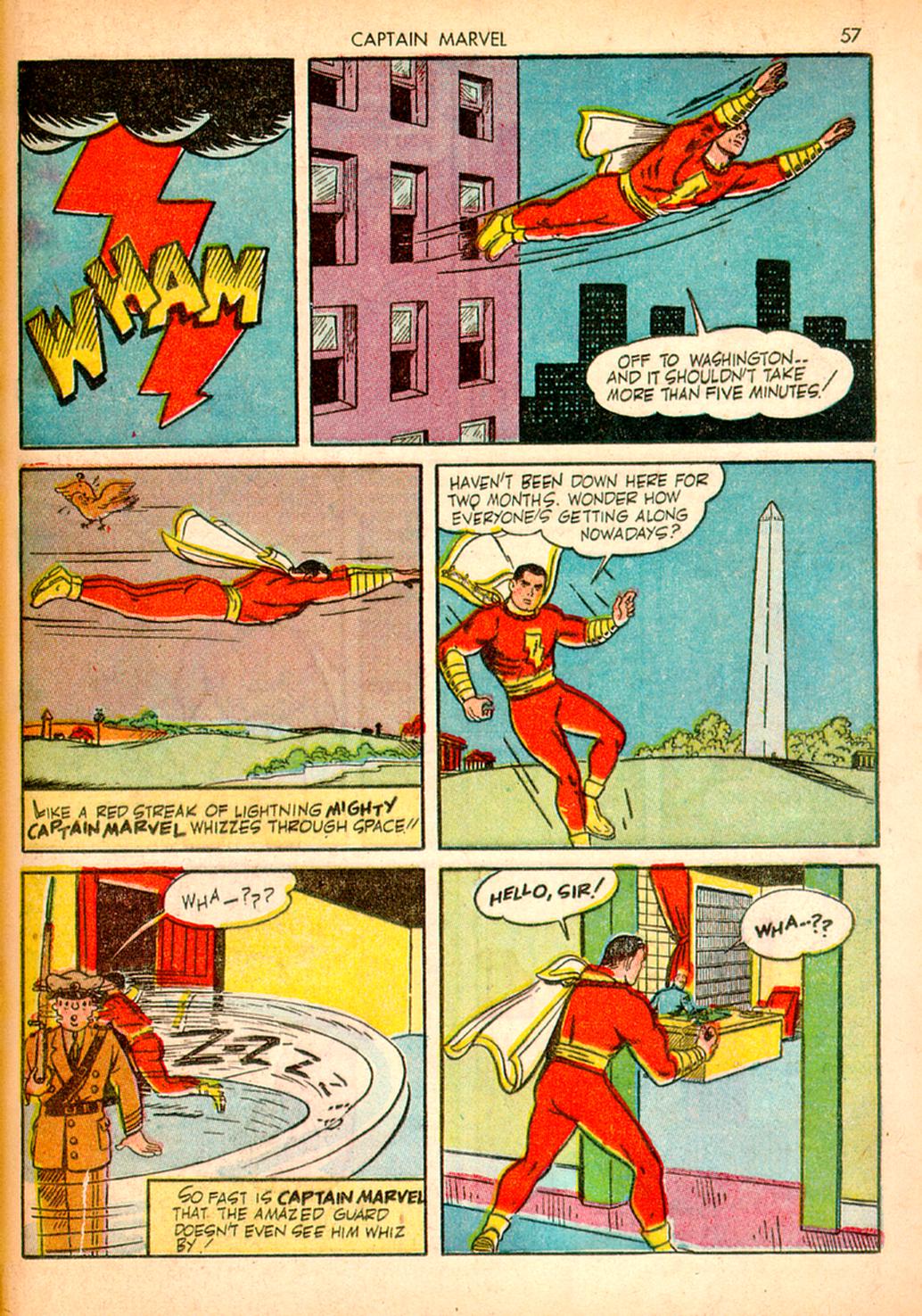 Read online Captain Marvel Adventures comic -  Issue #10 - 57