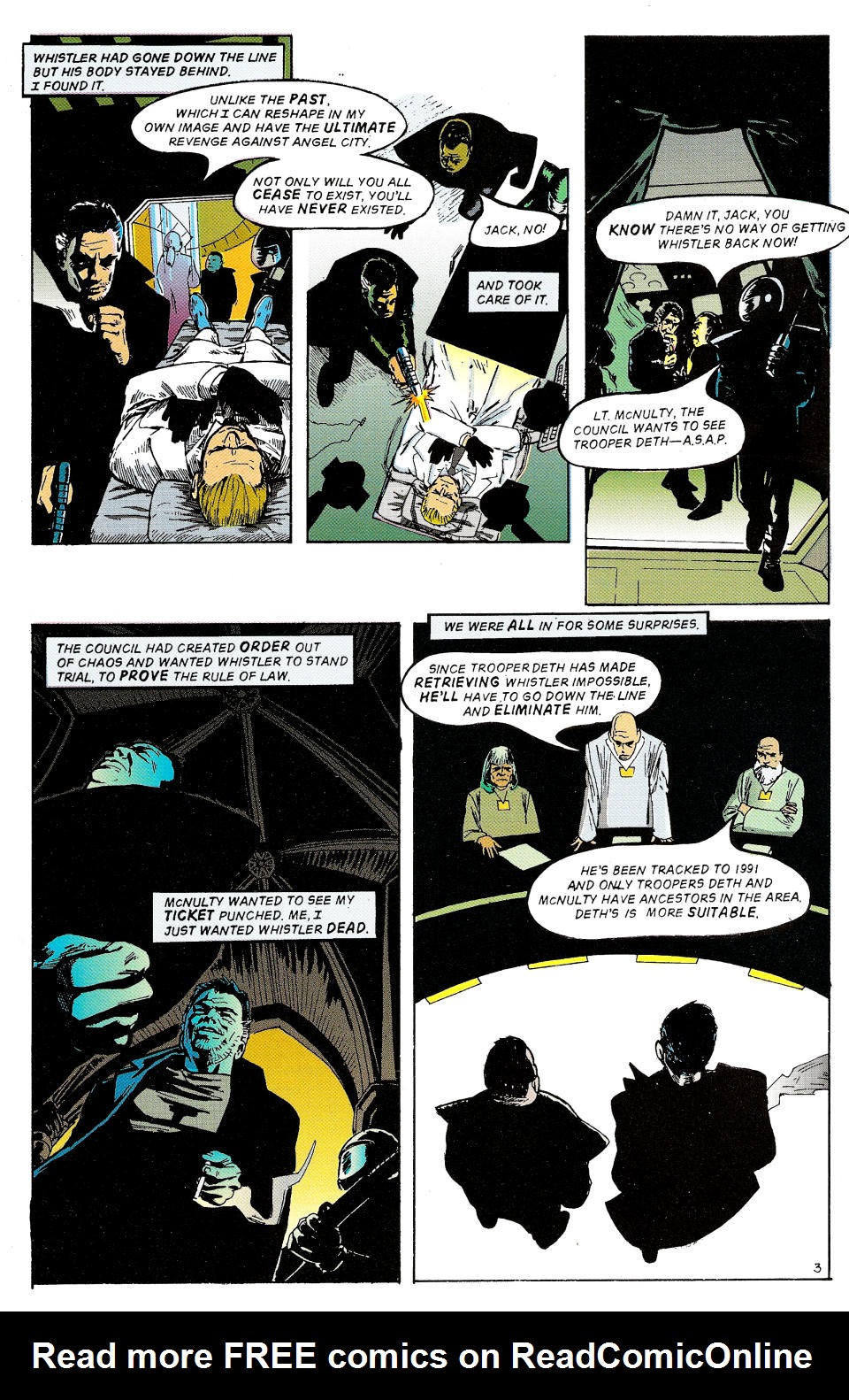 Read online Trancers (1991) comic -  Issue #1 - 5