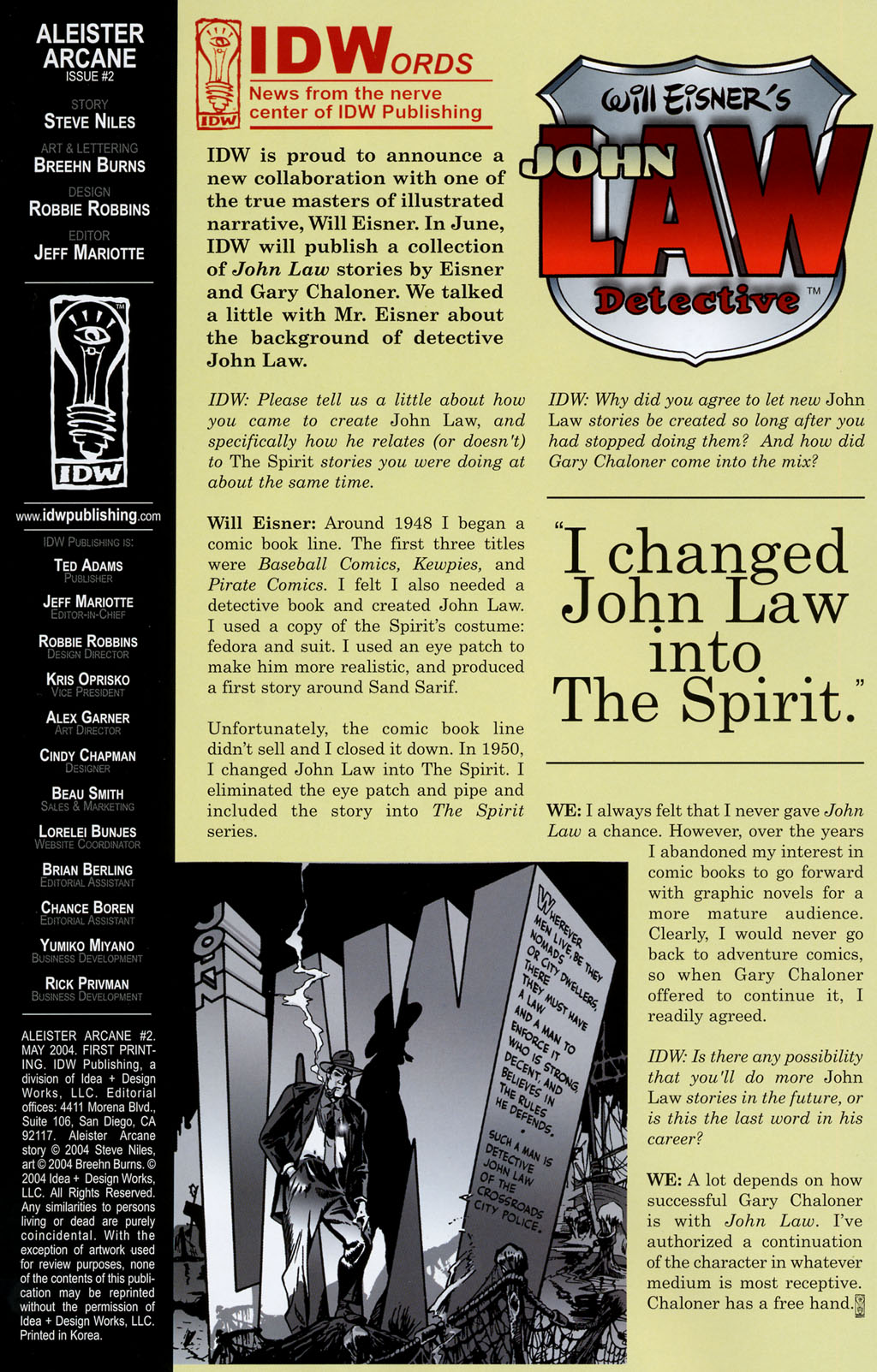 Read online Aleister Arcane comic -  Issue #2 - 22