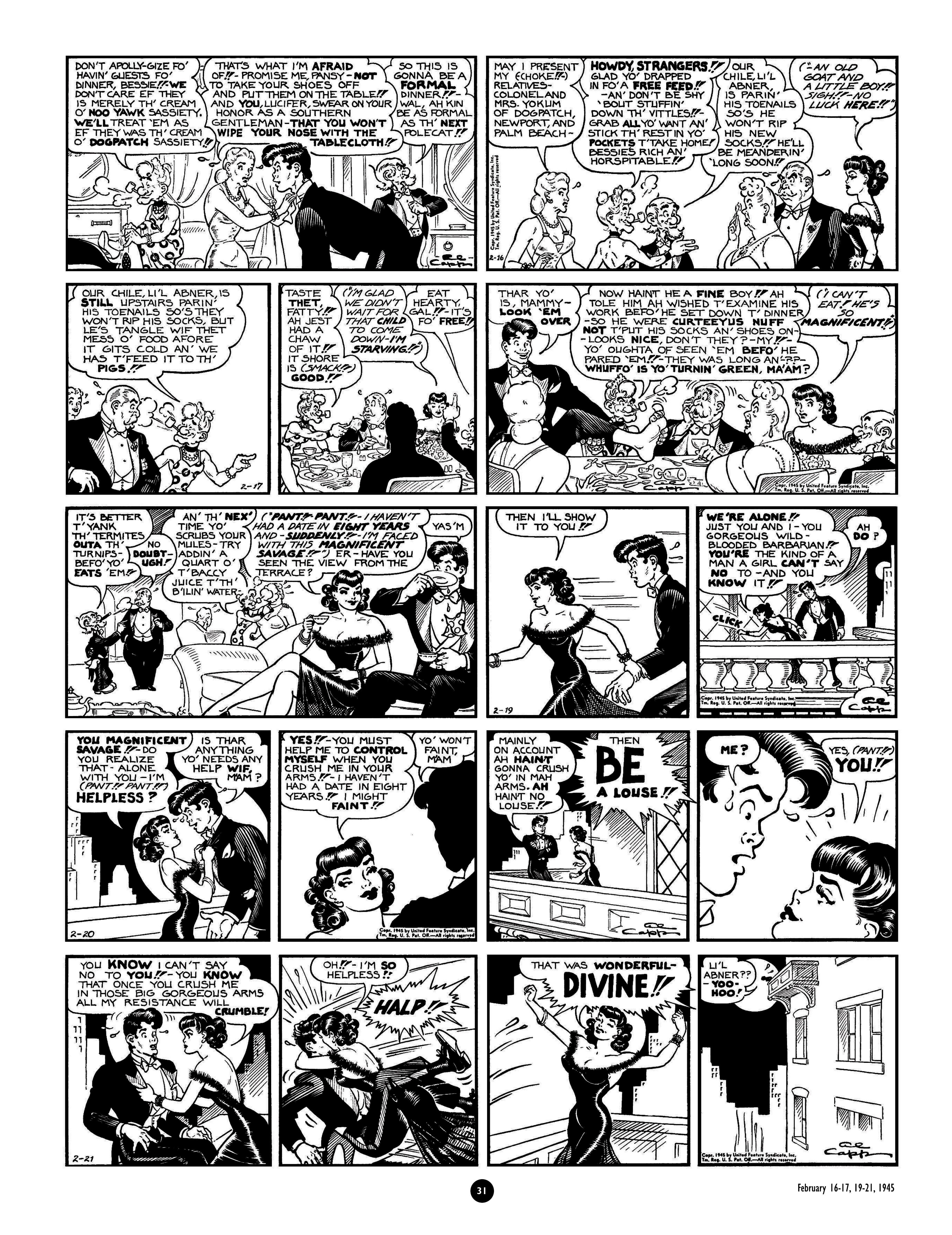 Read online Al Capp's Li'l Abner Complete Daily & Color Sunday Comics comic -  Issue # TPB 6 (Part 1) - 31