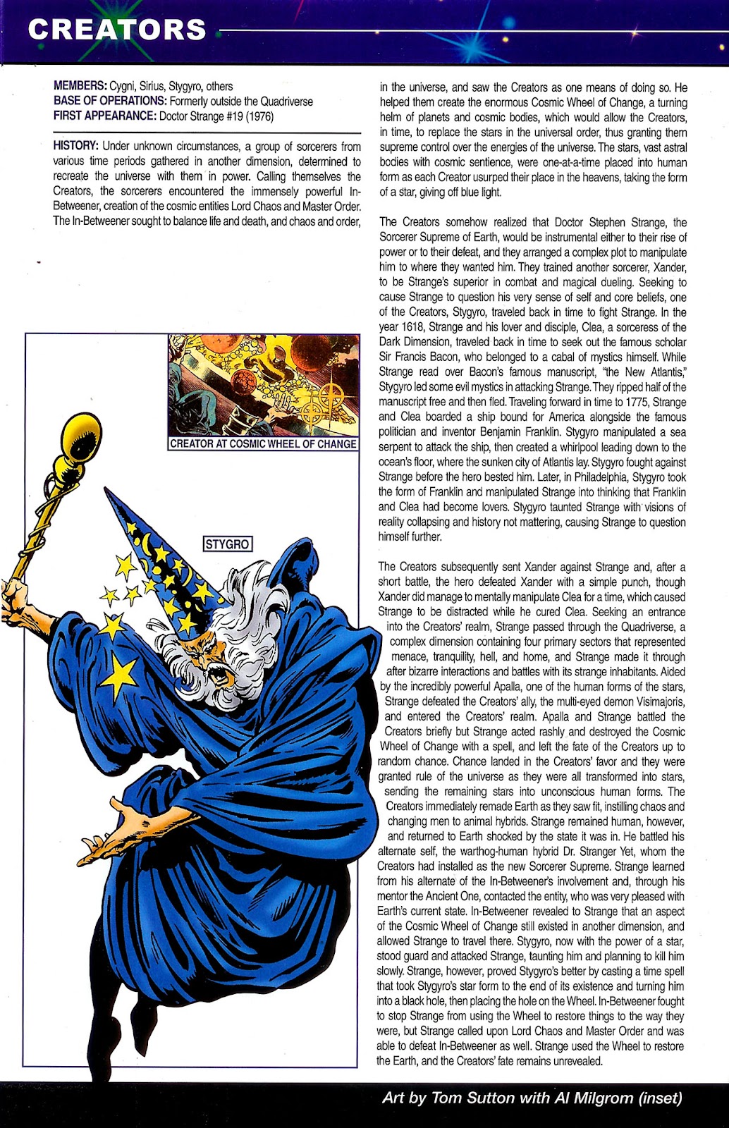 Official Handbook of the Marvel Universe: Mystic Arcana - The Book of Marvel Magic issue Full - Page 12