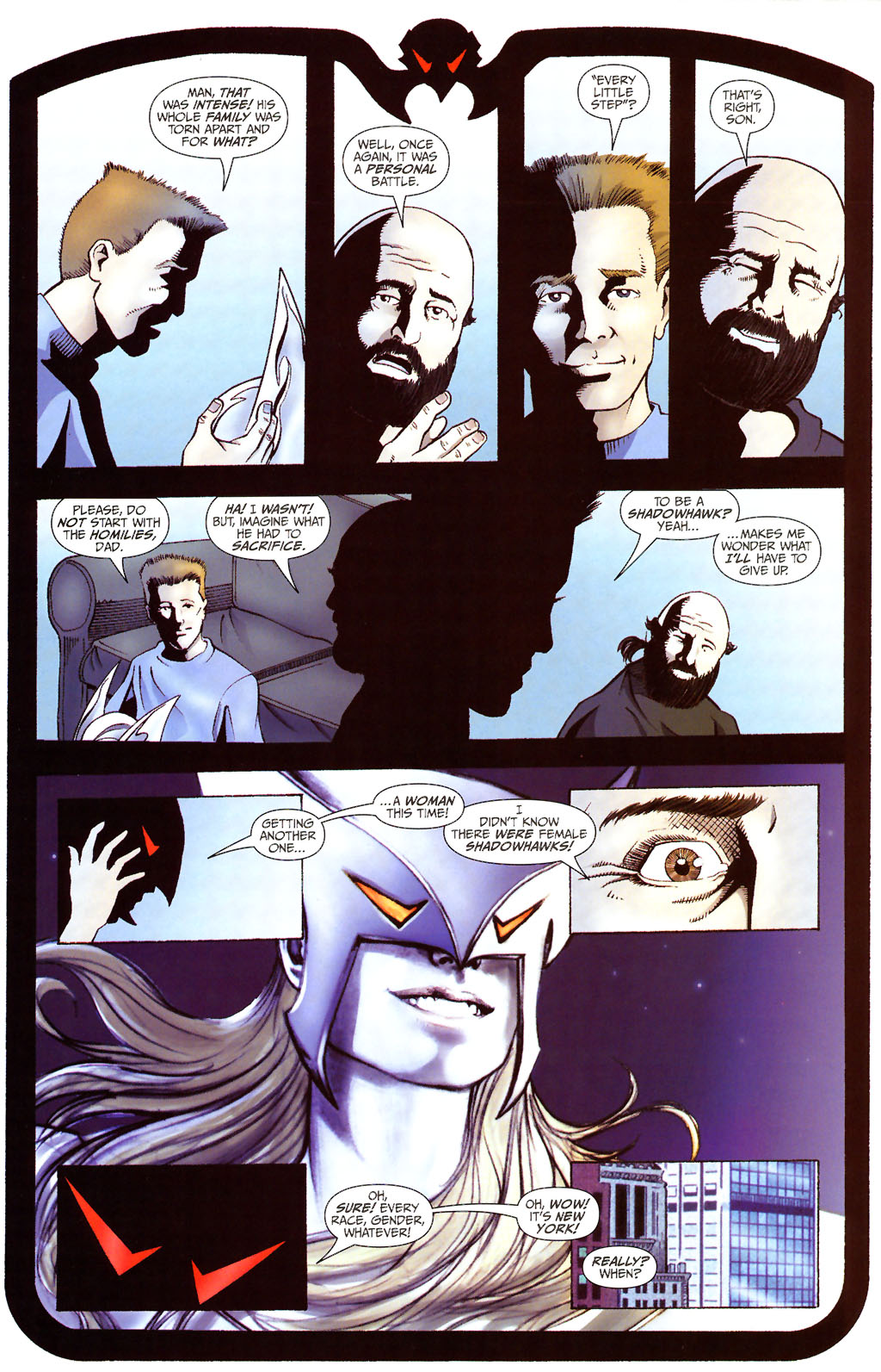 Read online ShadowHawk (2005) comic -  Issue #13 - 19