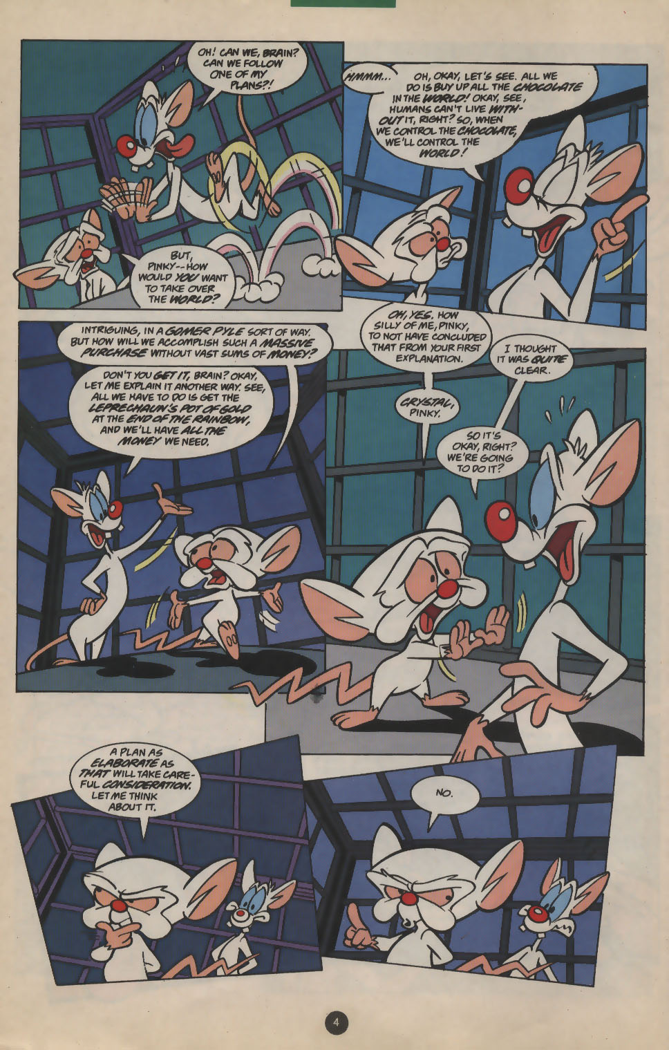 Read online Pinky and The Brain comic -  Issue #4 - 5