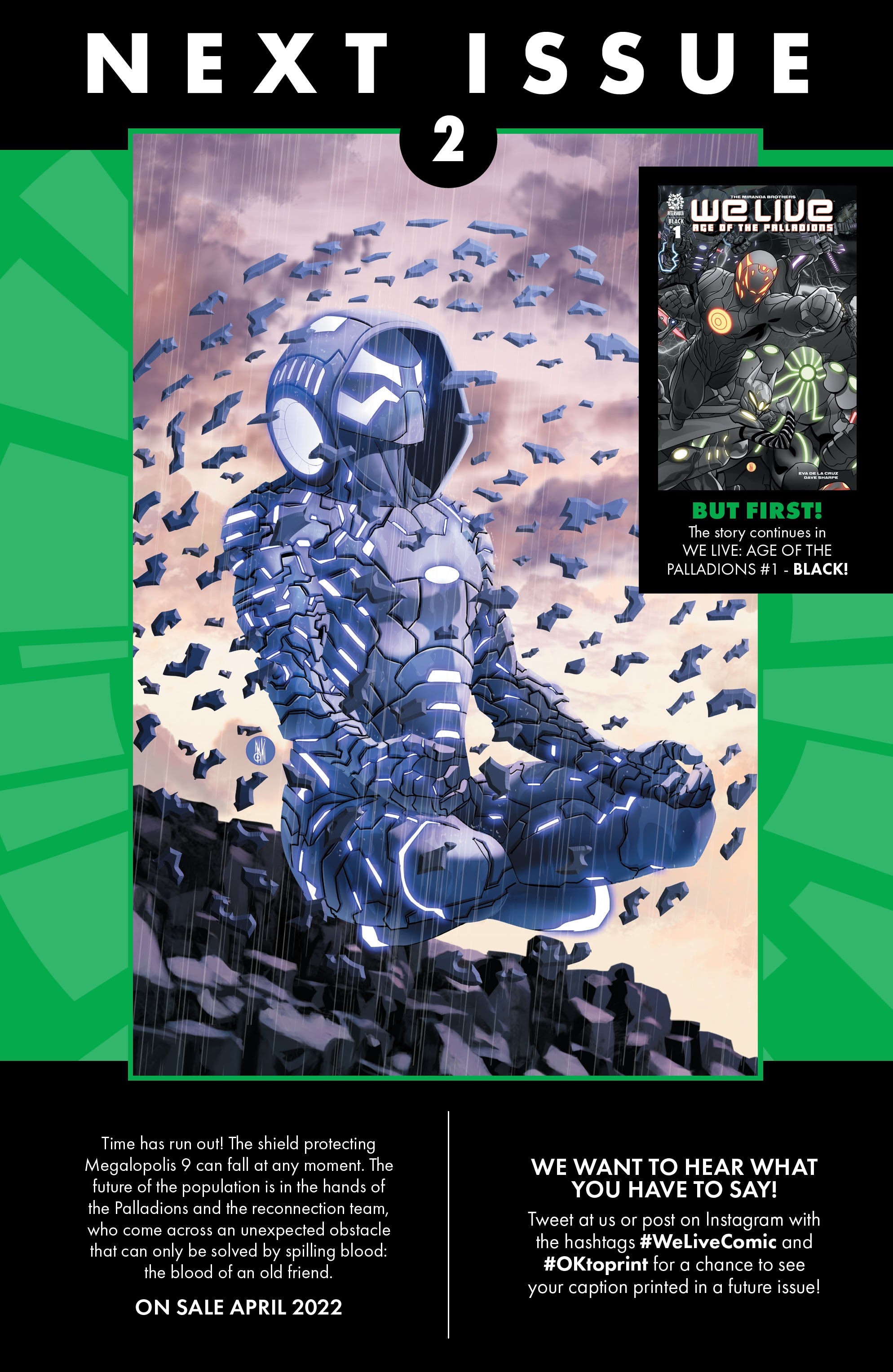 Read online We Live: Age of the Palladions comic -  Issue #1 - 24