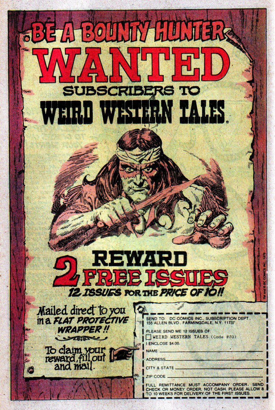 Read online Weird Western Tales (1972) comic -  Issue #59 - 16