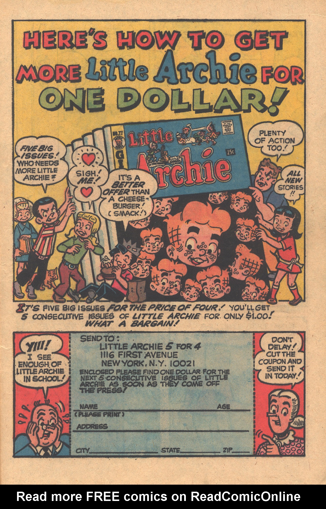 Read online The Adventures of Little Archie comic -  Issue #79 - 17