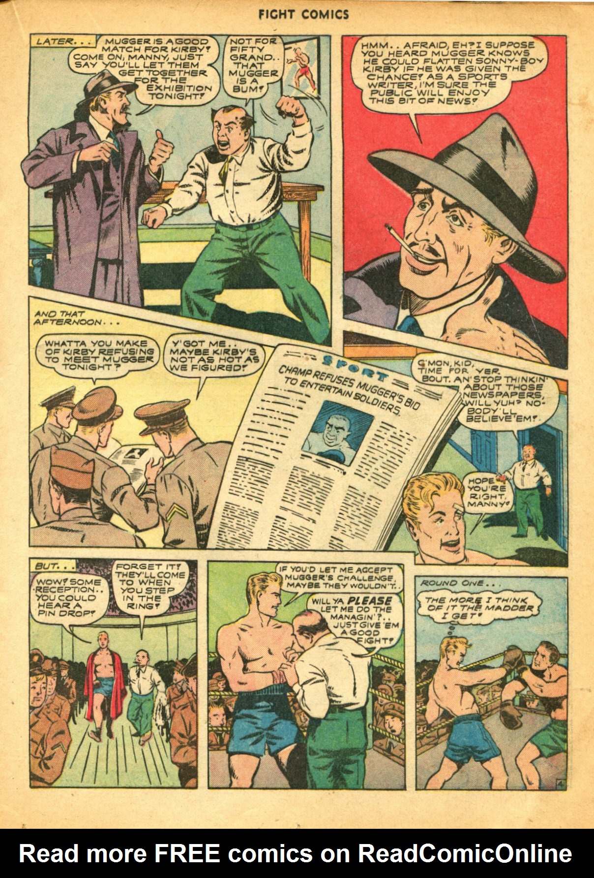 Read online Fight Comics comic -  Issue #28 - 33