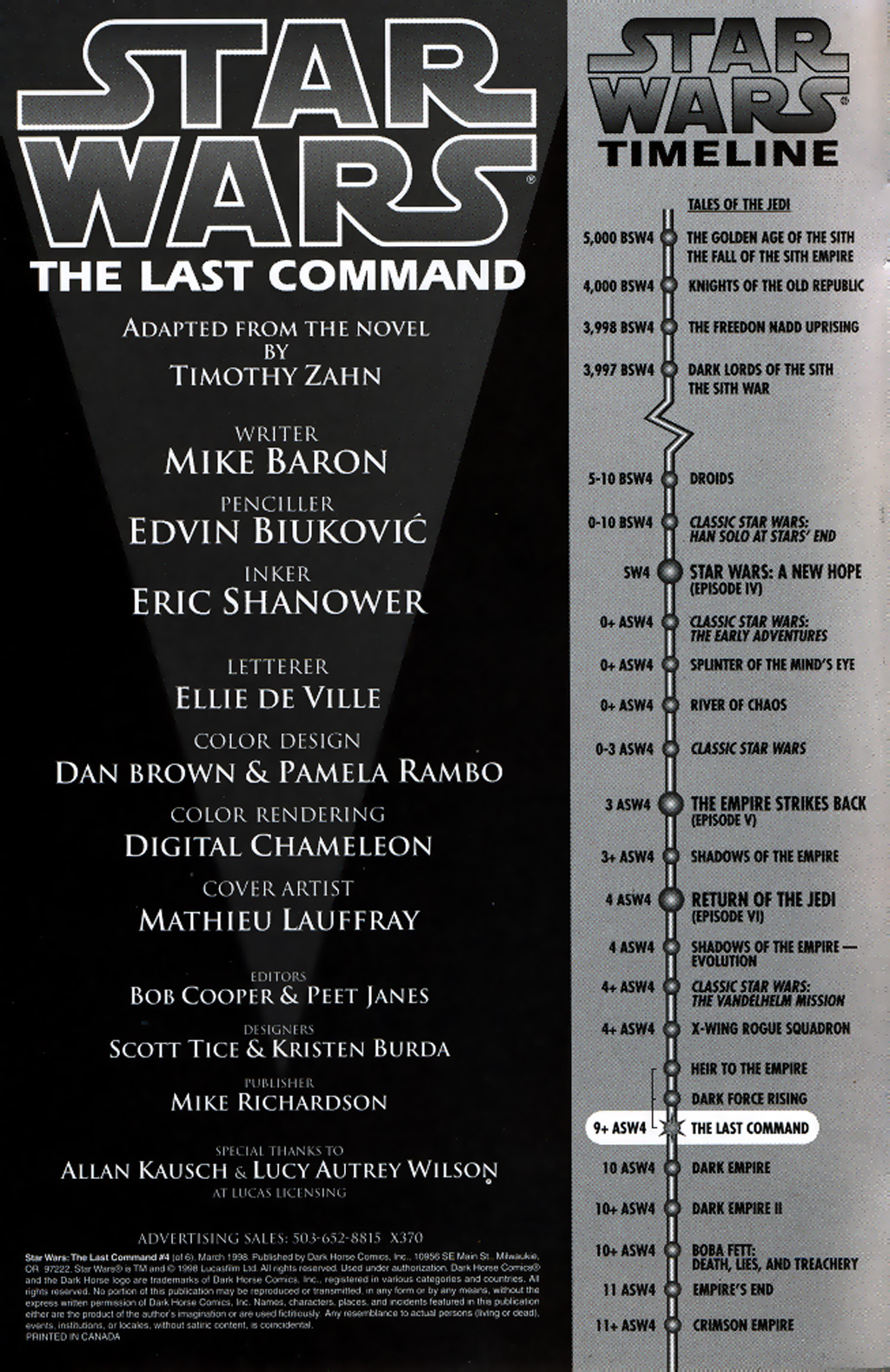 Read online Star Wars: The Last Command comic -  Issue #4 - 2