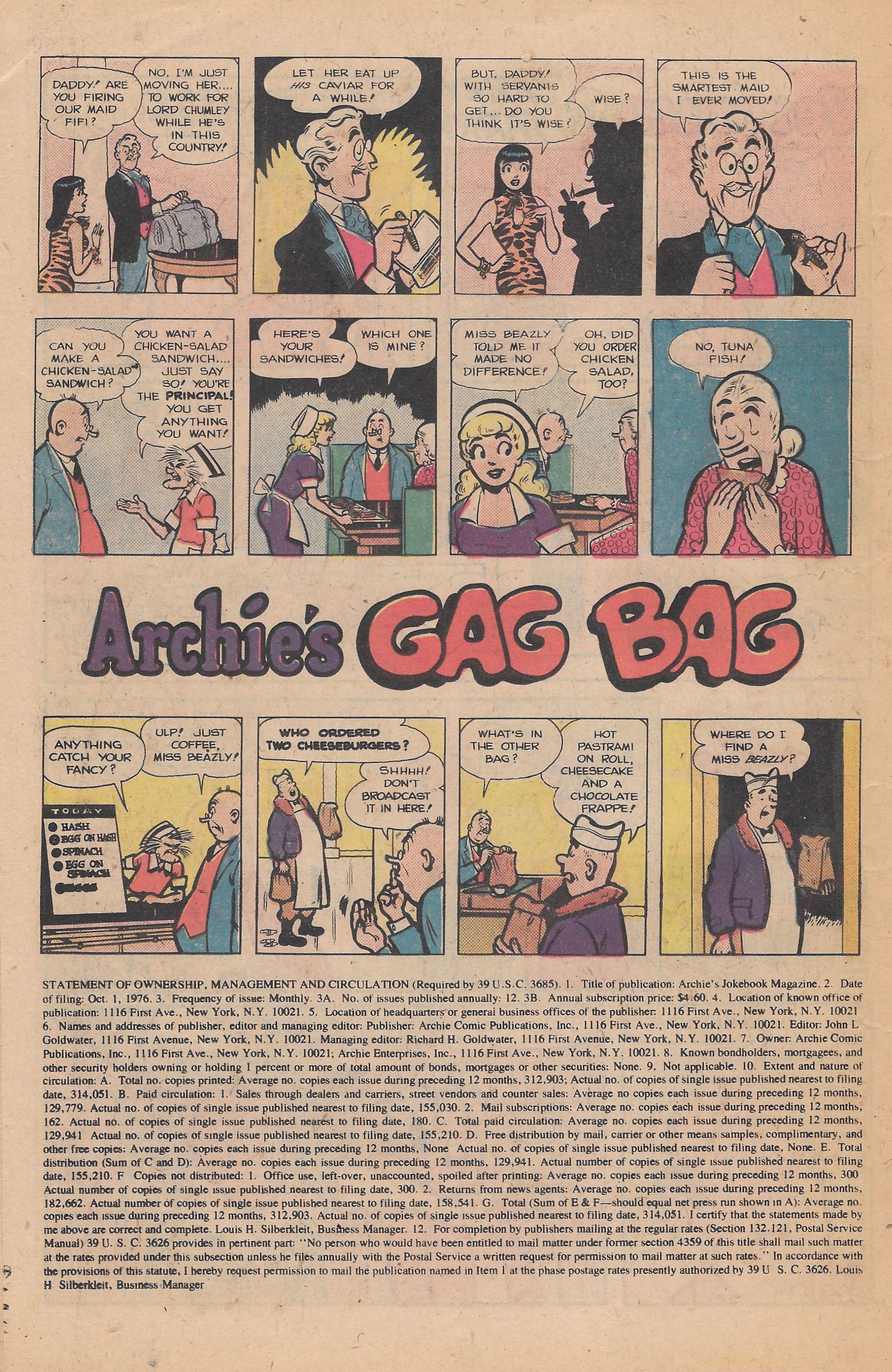 Read online Archie's Joke Book Magazine comic -  Issue #231 - 18