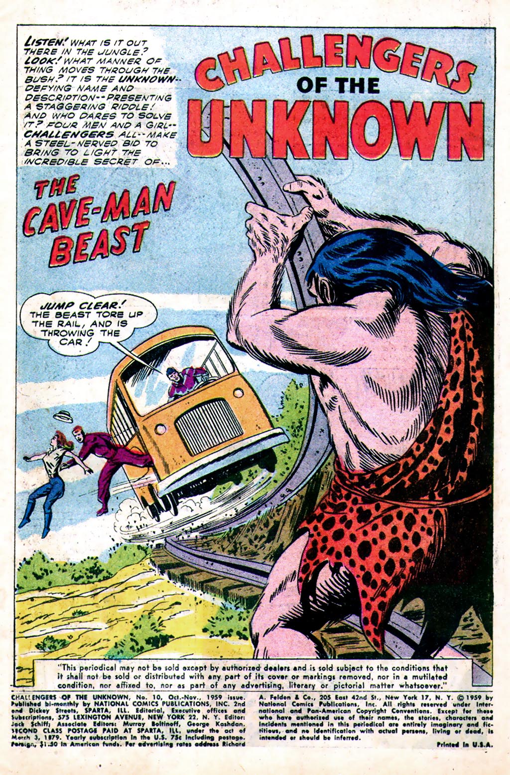 Challengers of the Unknown (1958) Issue #10 #10 - English 3