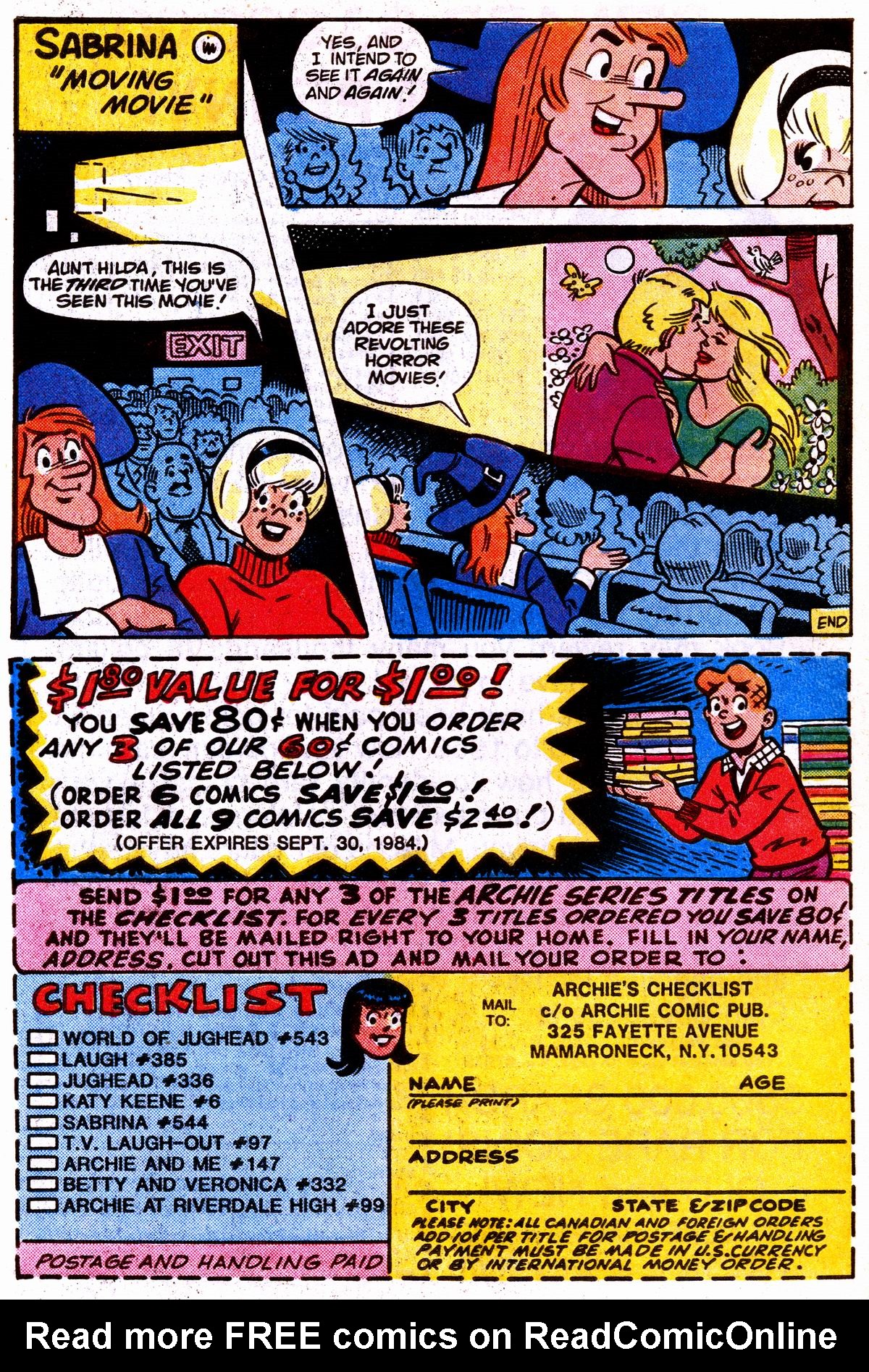Read online Life With Archie (1958) comic -  Issue #244 - 8