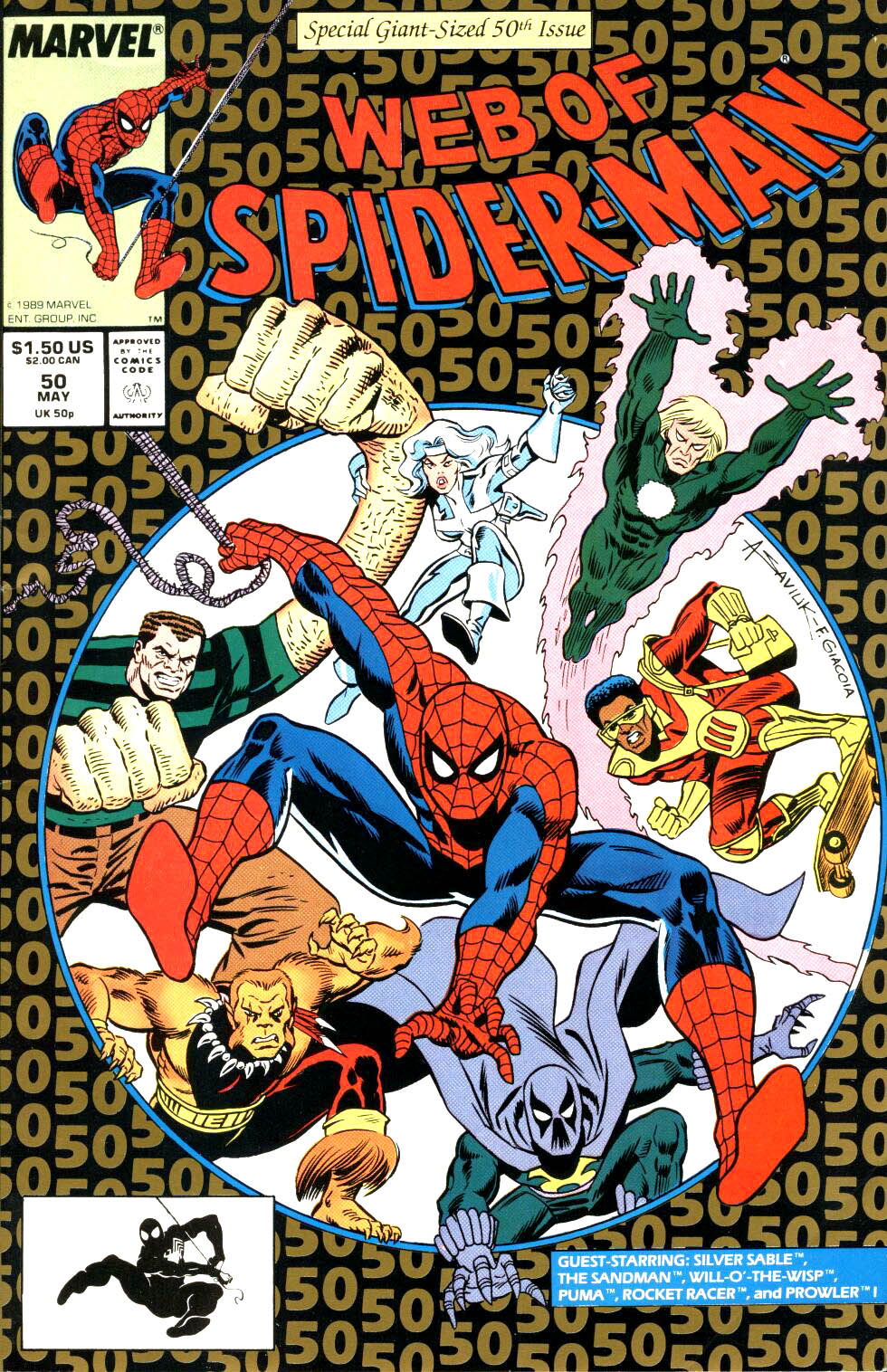 Read online Web of Spider-Man (1985) comic -  Issue #50 - 1