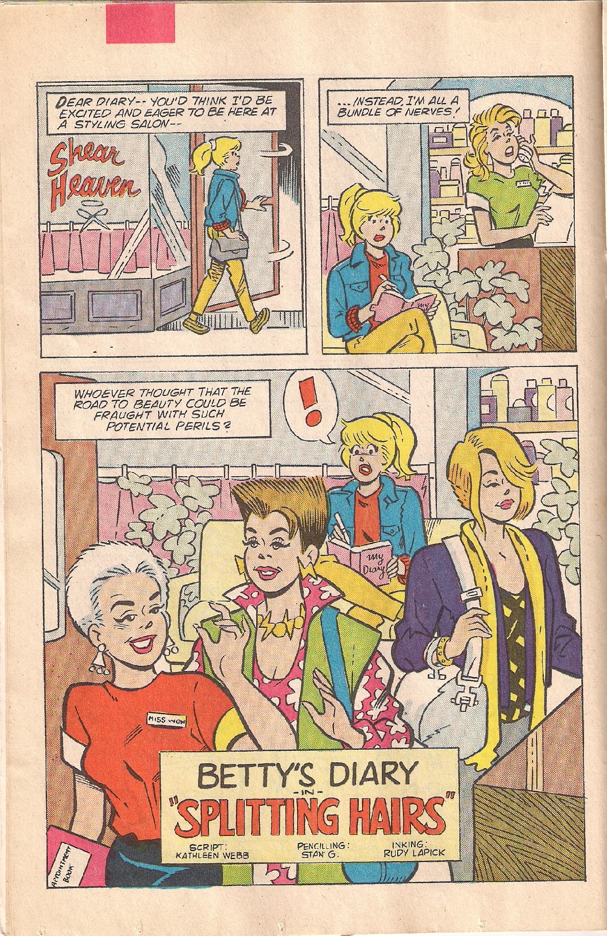 Read online Betty's Diary comic -  Issue #7 - 14