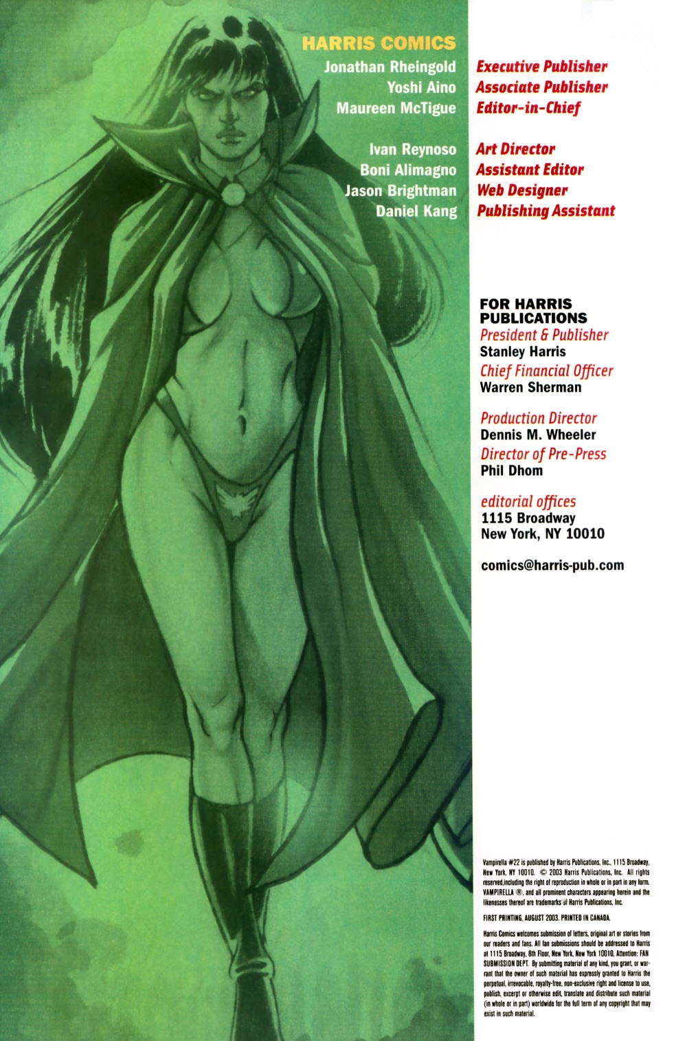 Read online Vampirella (2001) comic -  Issue #22 - 29