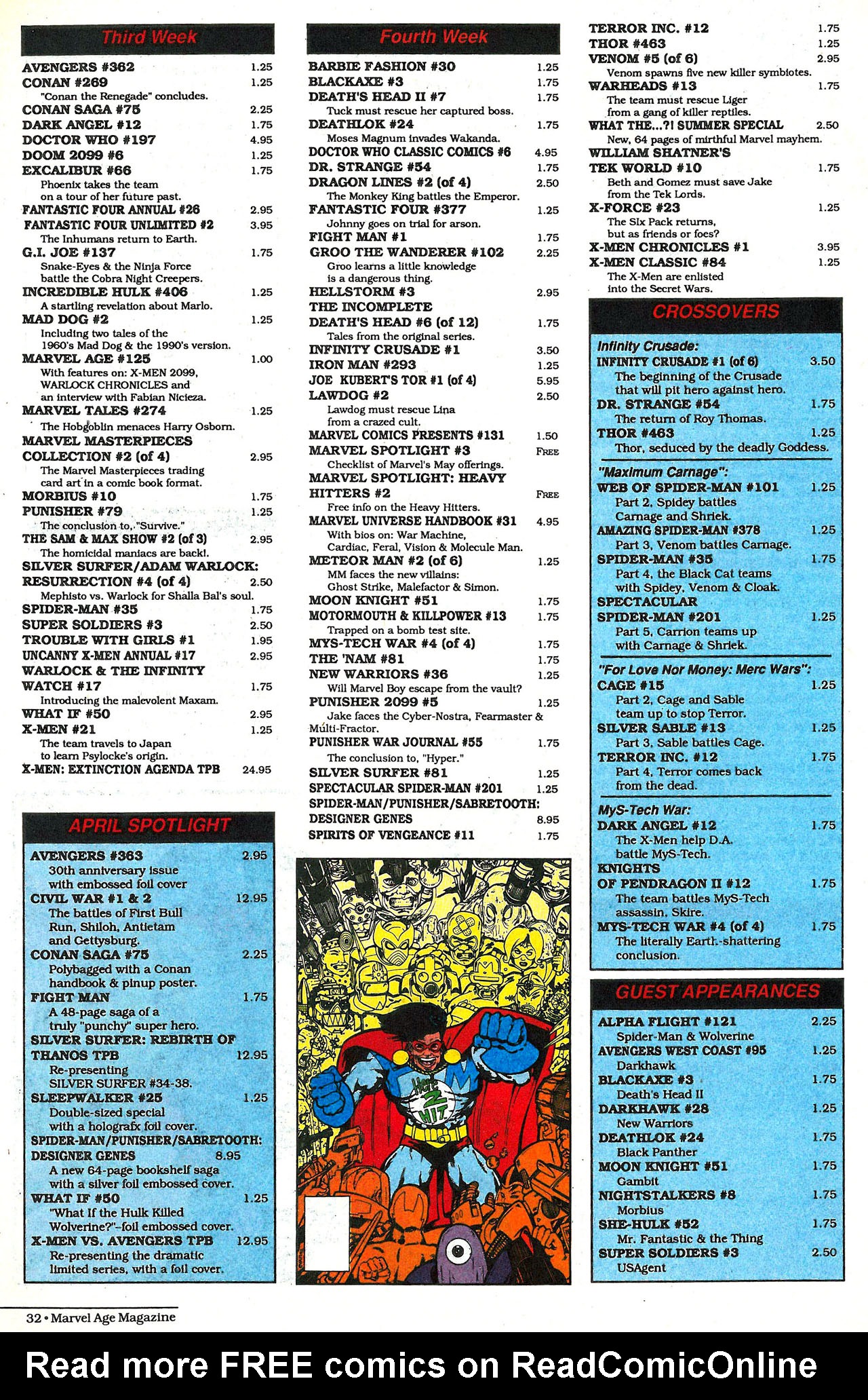 Read online Marvel Age comic -  Issue #124 - 32