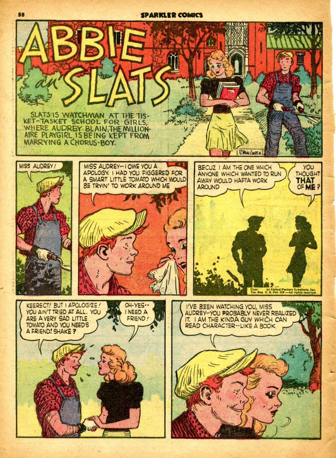 Read online Sparkler Comics comic -  Issue #8 - 60