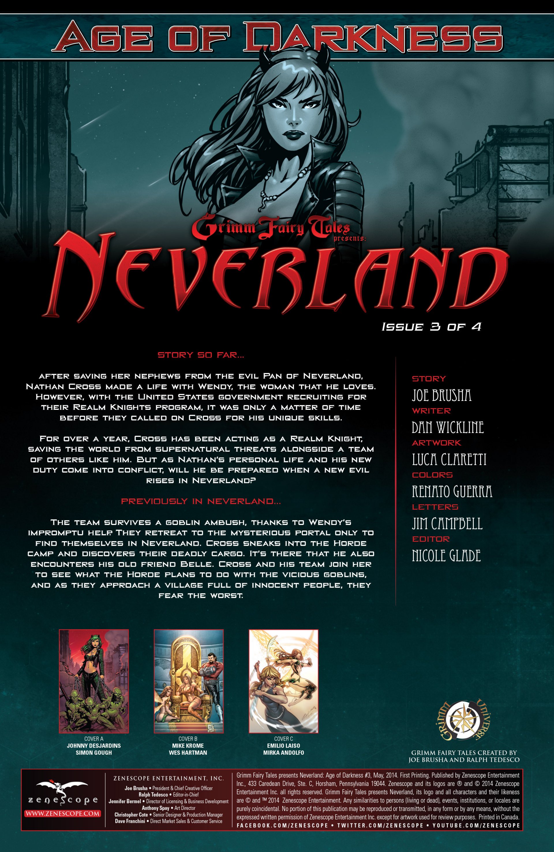 Read online Grimm Fairy Tales presents Neverland: Age of Darkness comic -  Issue #3 - 2