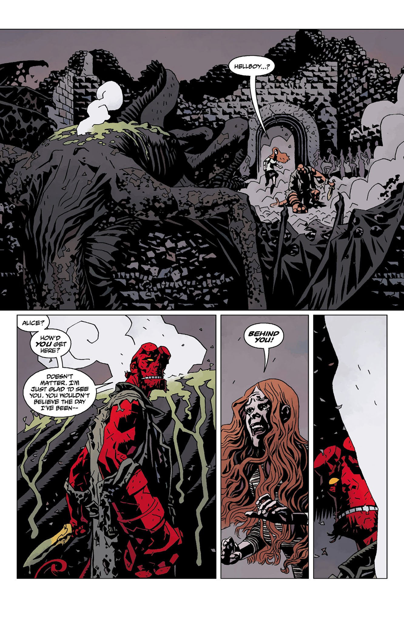 Read online Hellboy: The Storm And The Fury comic -  Issue # TPB - 155