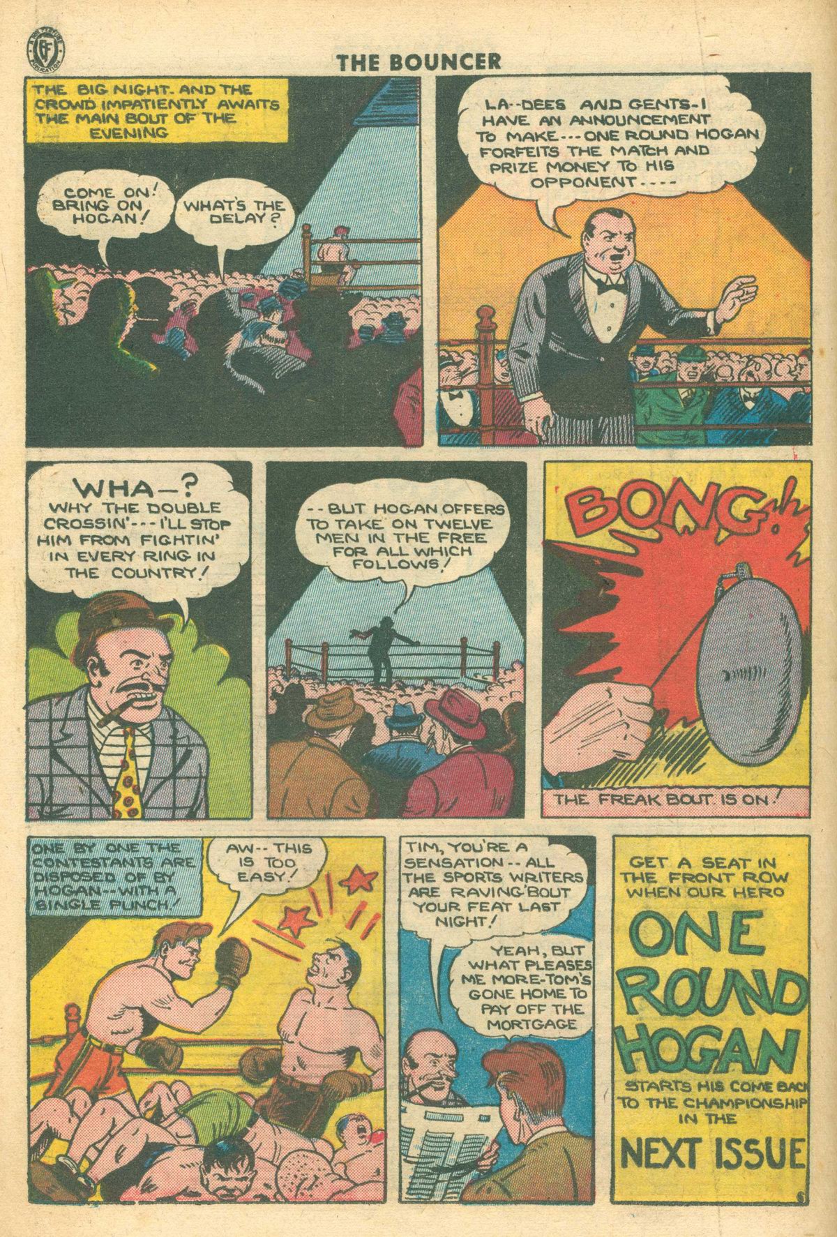 Read online The Bouncer (1944) comic -  Issue #12 - 18