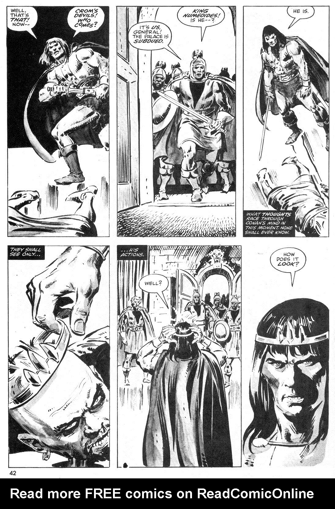 Read online The Savage Sword Of Conan comic -  Issue #52 - 42
