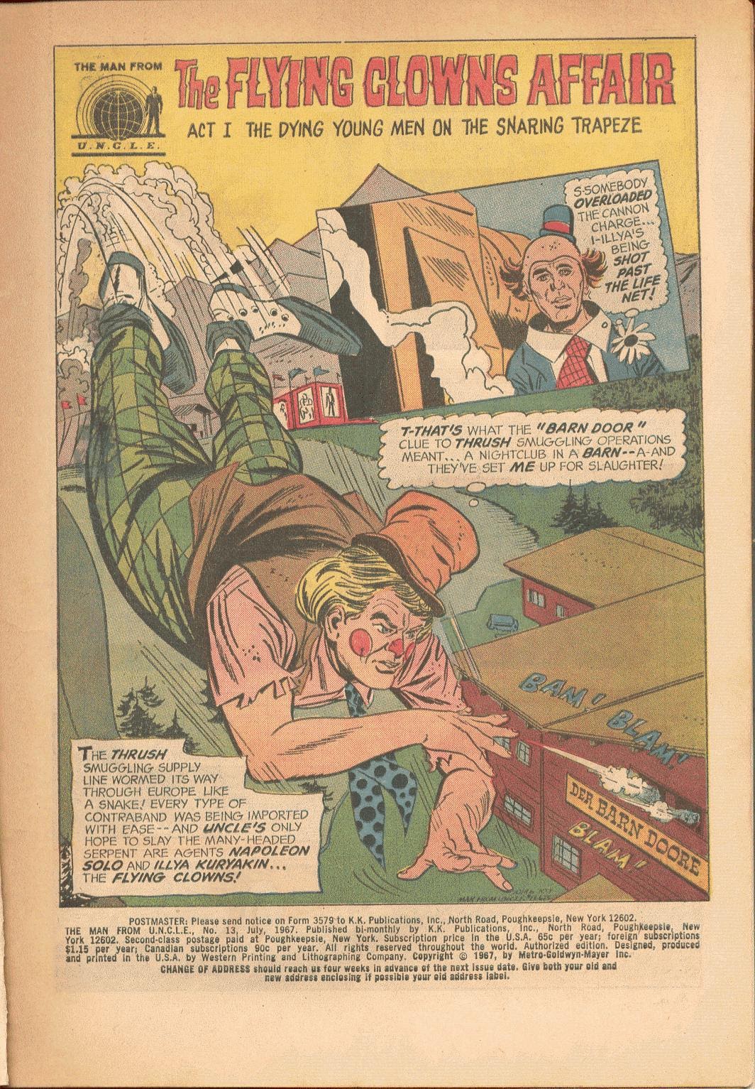 Read online The Man From U.N.C.L.E. comic -  Issue #13 - 3