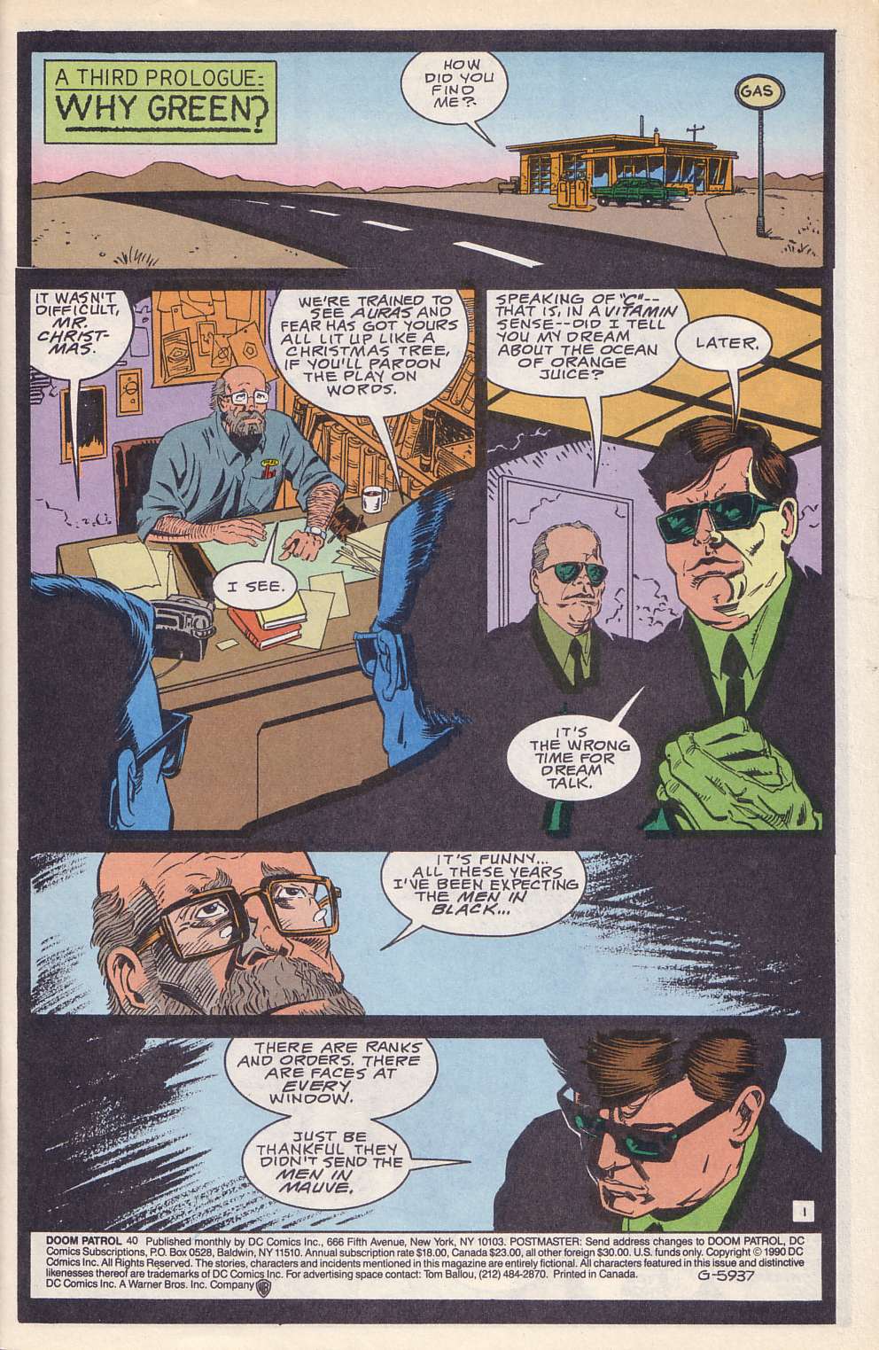 Read online Doom Patrol (1987) comic -  Issue #40 - 2