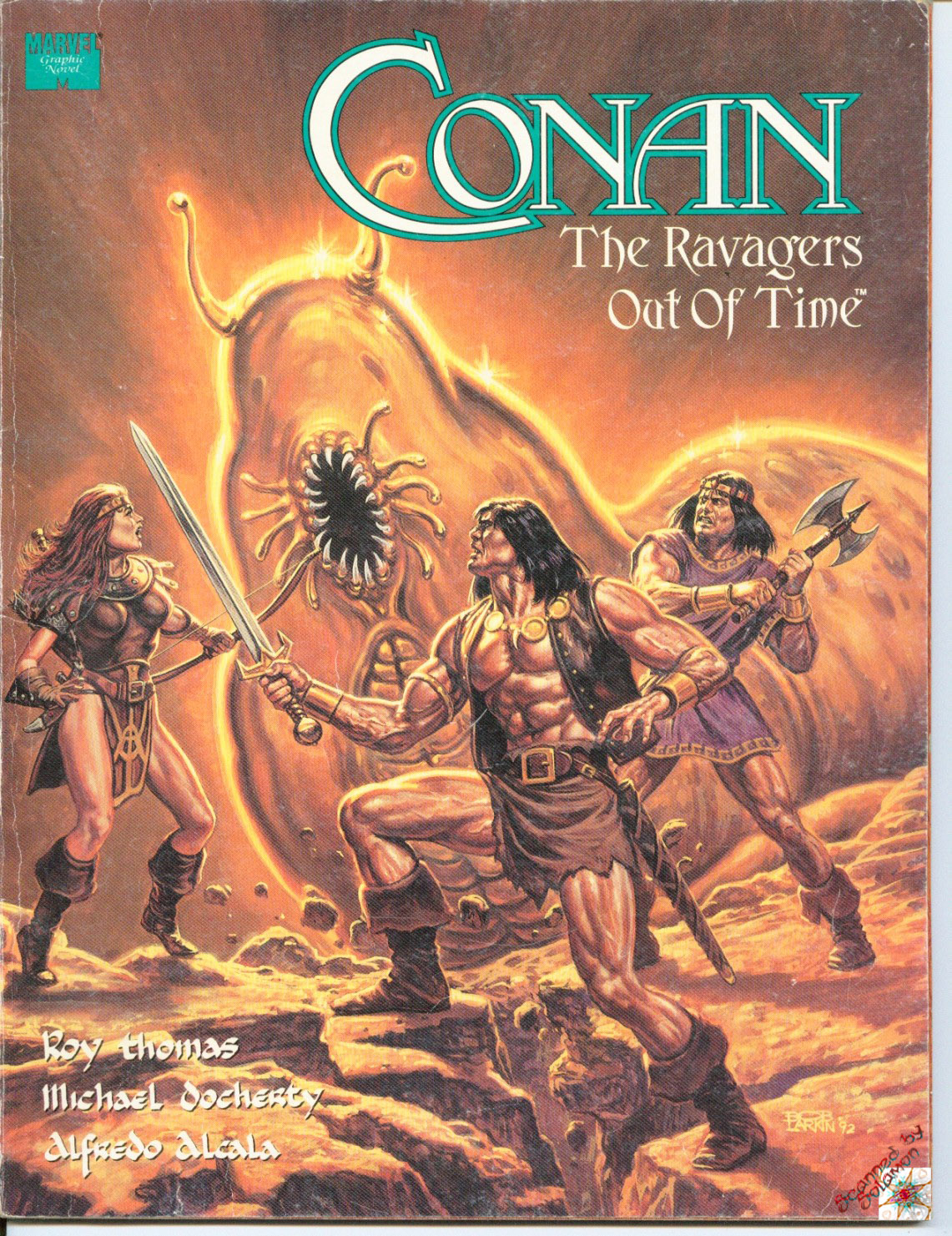 Marvel Graphic Novel Issue 73 Conan The Ravagers Out of Time