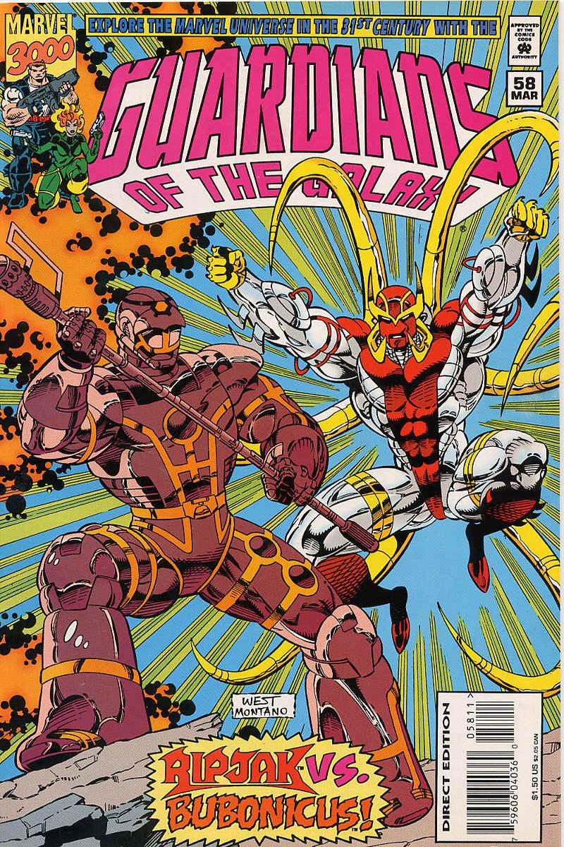 Read online Guardians of the Galaxy (1990) comic -  Issue #58 - 1