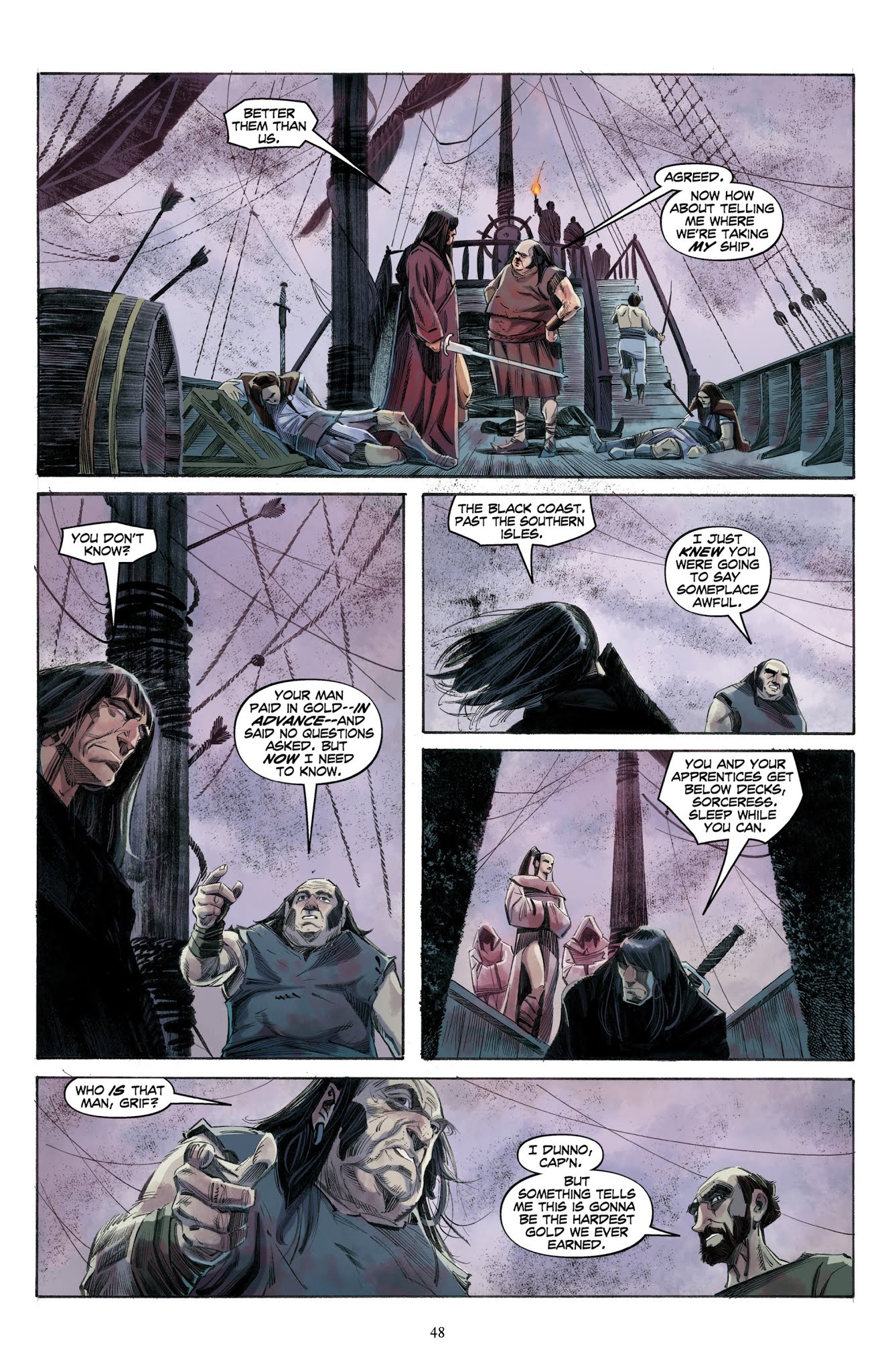 Read online Conan: The Phantoms of the Black Coast comic -  Issue # TPB - 49