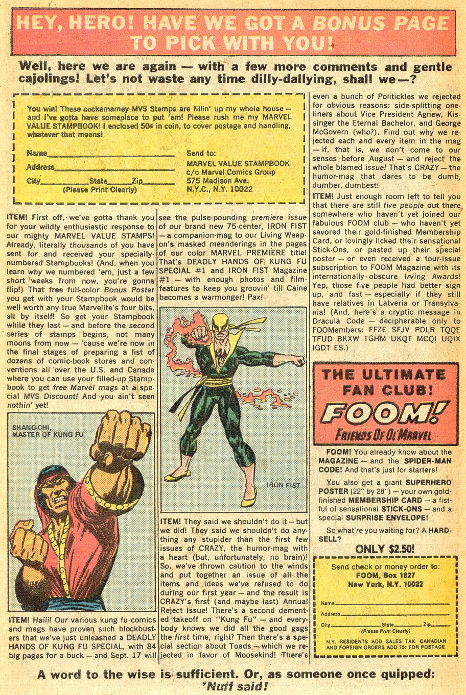 Read online Marvel Premiere comic -  Issue #19 - 20