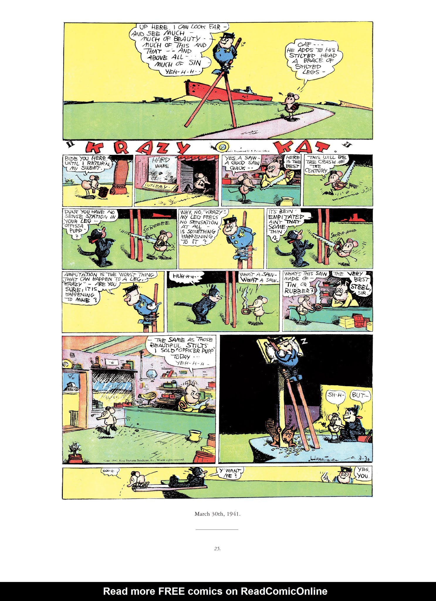 Read online Krazy & Ignatz comic -  Issue # TPB 12 - 24