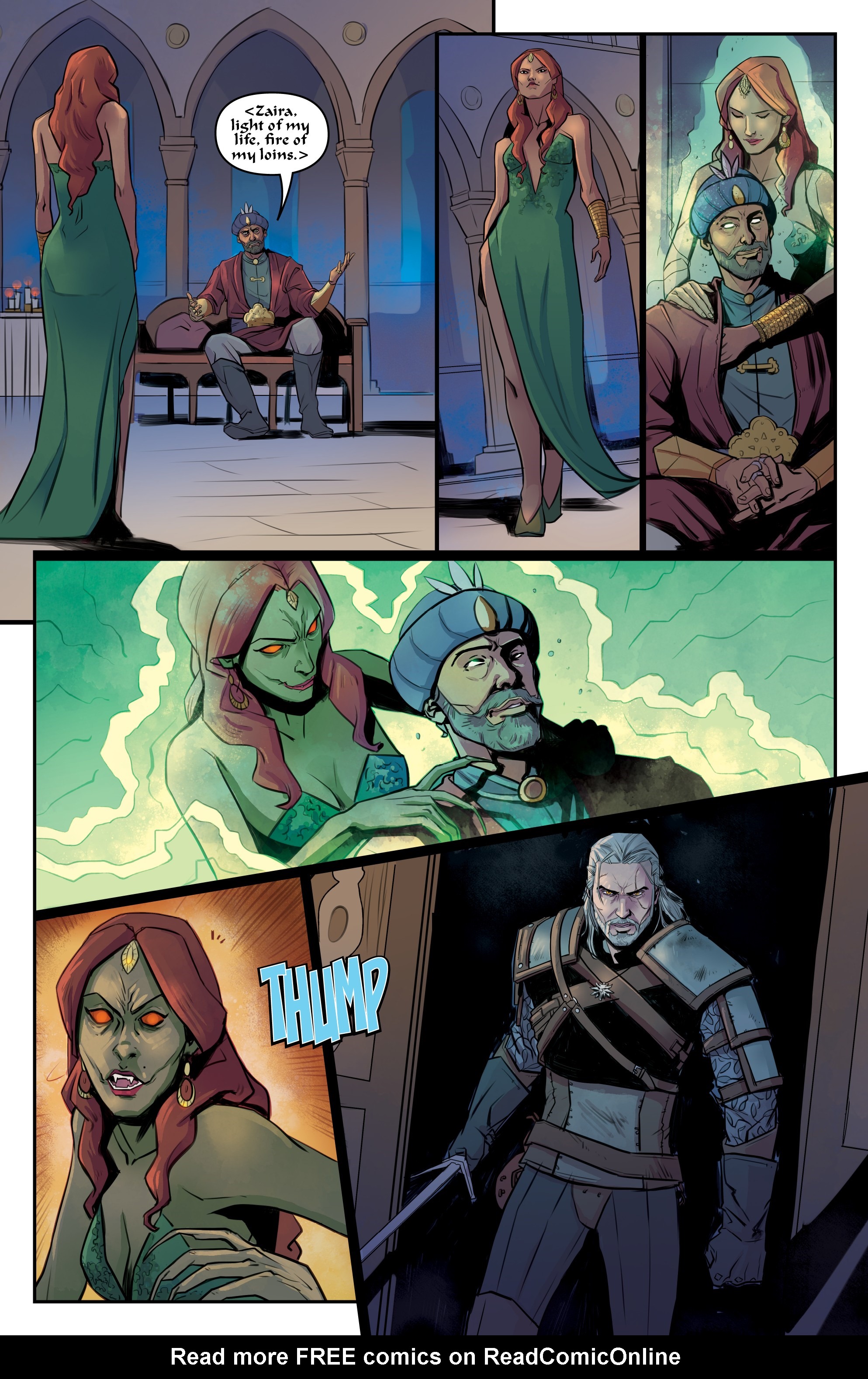 Read online The Witcher: Of Flesh and Flame comic -  Issue #3 - 22