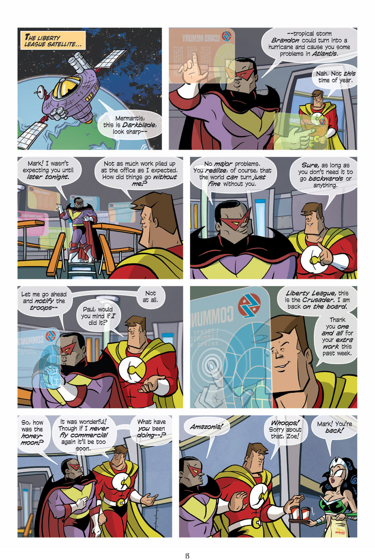 Read online Love and Capes comic -  Issue #13 - 9