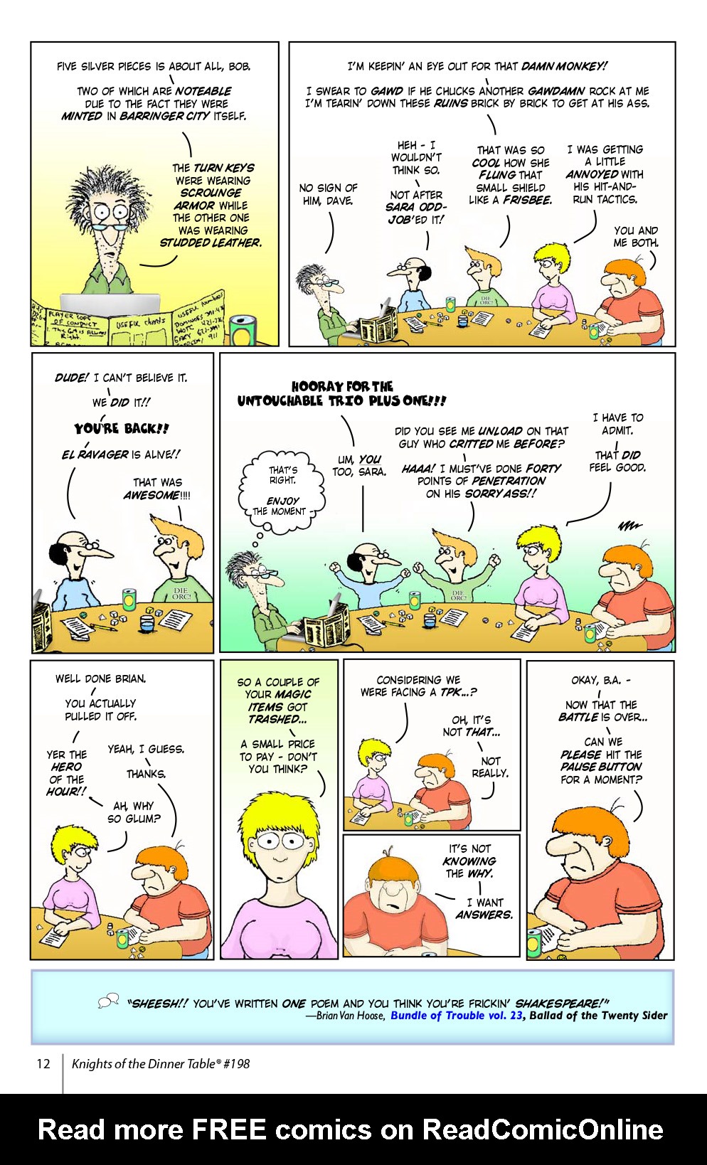 Read online Knights of the Dinner Table comic -  Issue #198 - 14