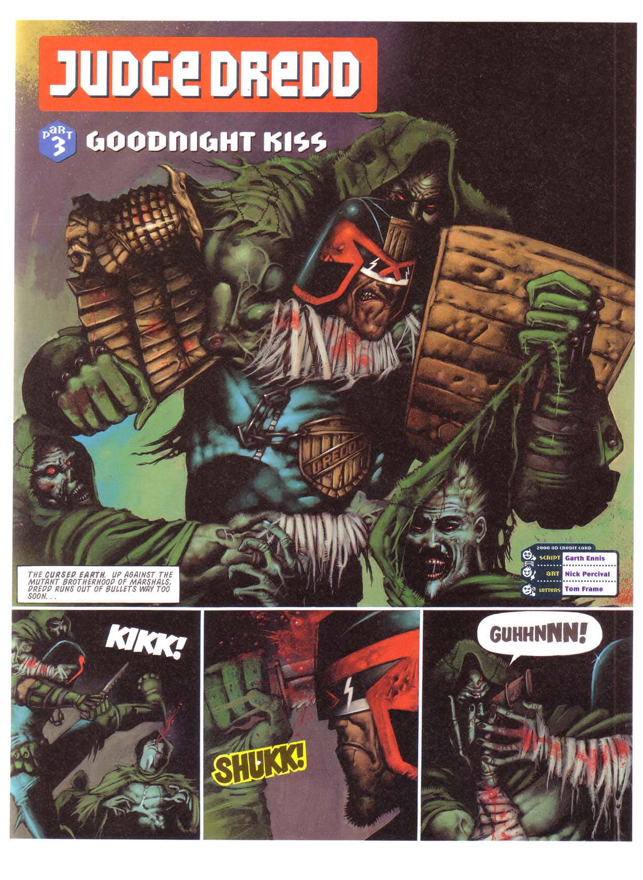 Read online Judge Dredd: Goodnight Kiss comic -  Issue # TPB - 51